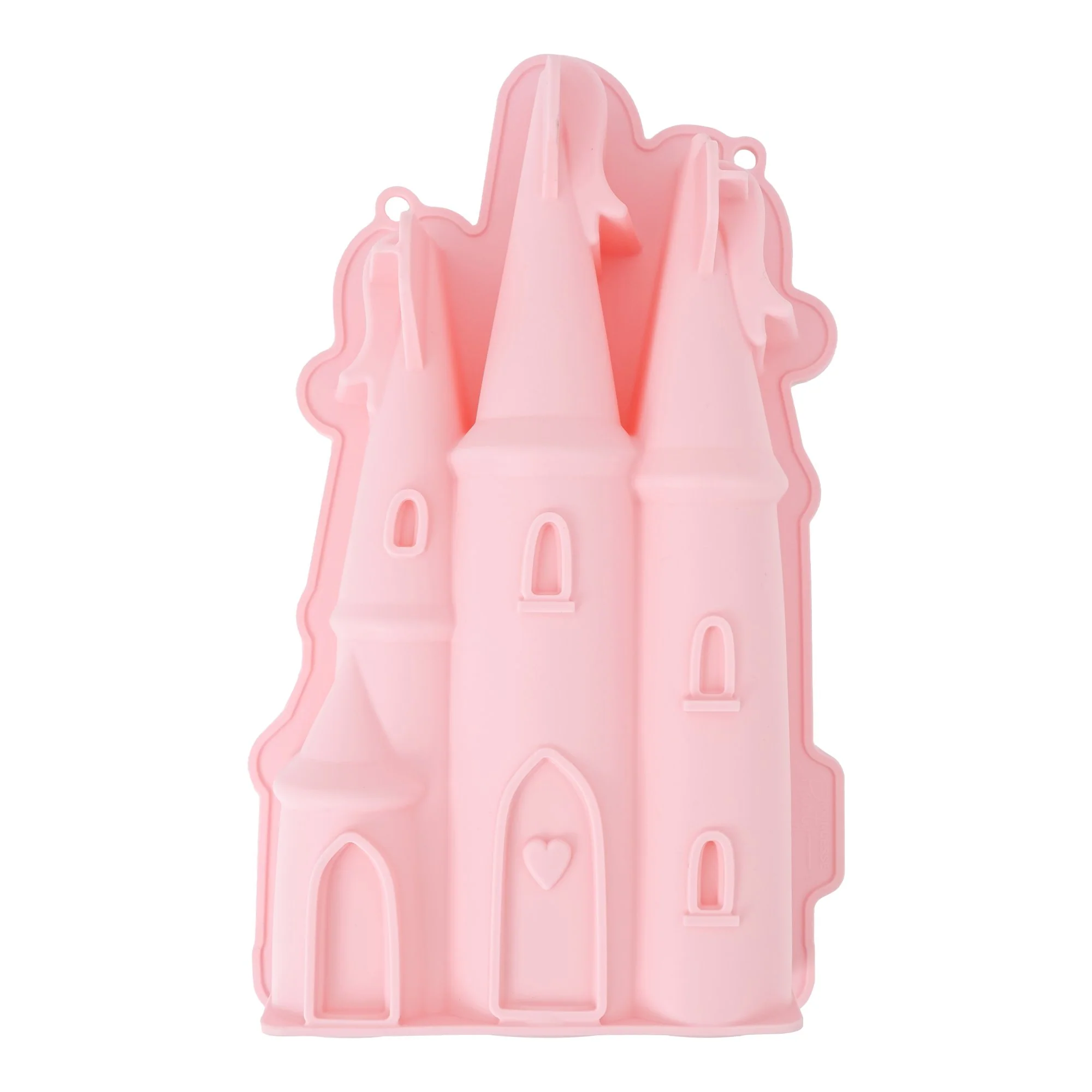 Moule à gâteaux en silicone château princesse rose