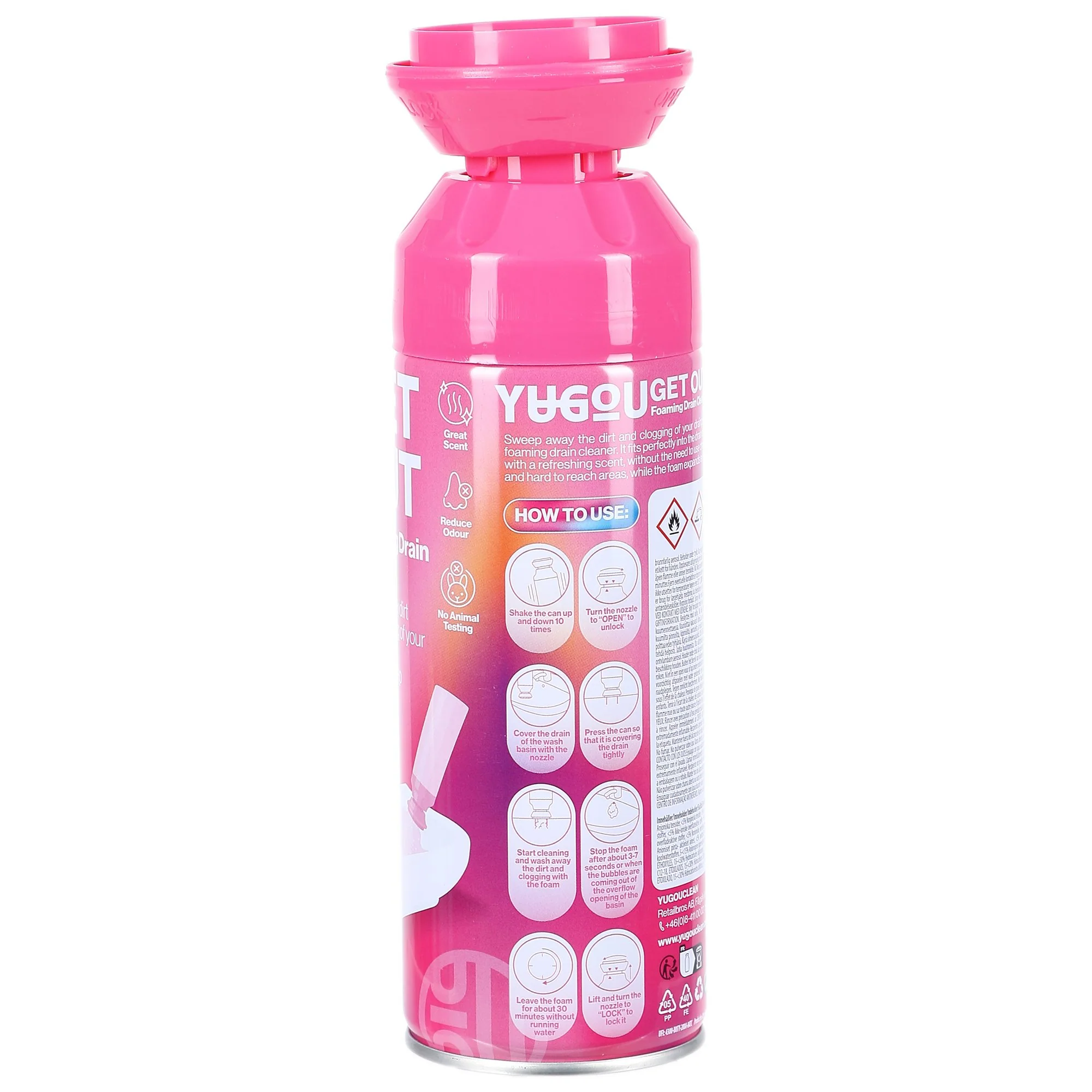 Mousse nettoyante canalisation