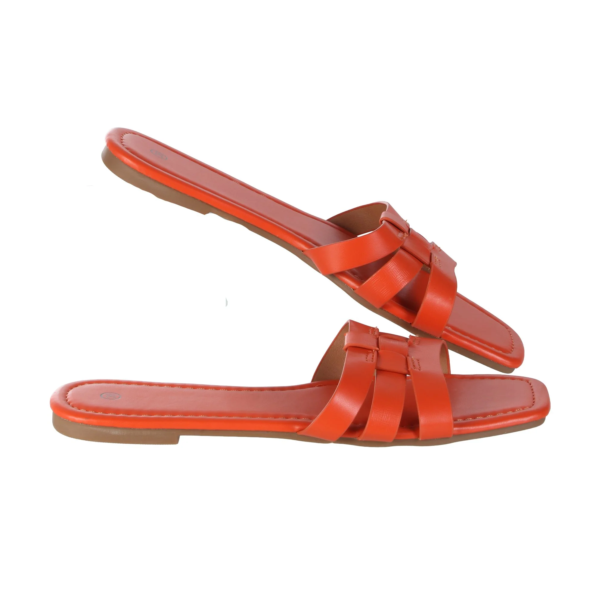 Mules plates - Rouge - Image 4