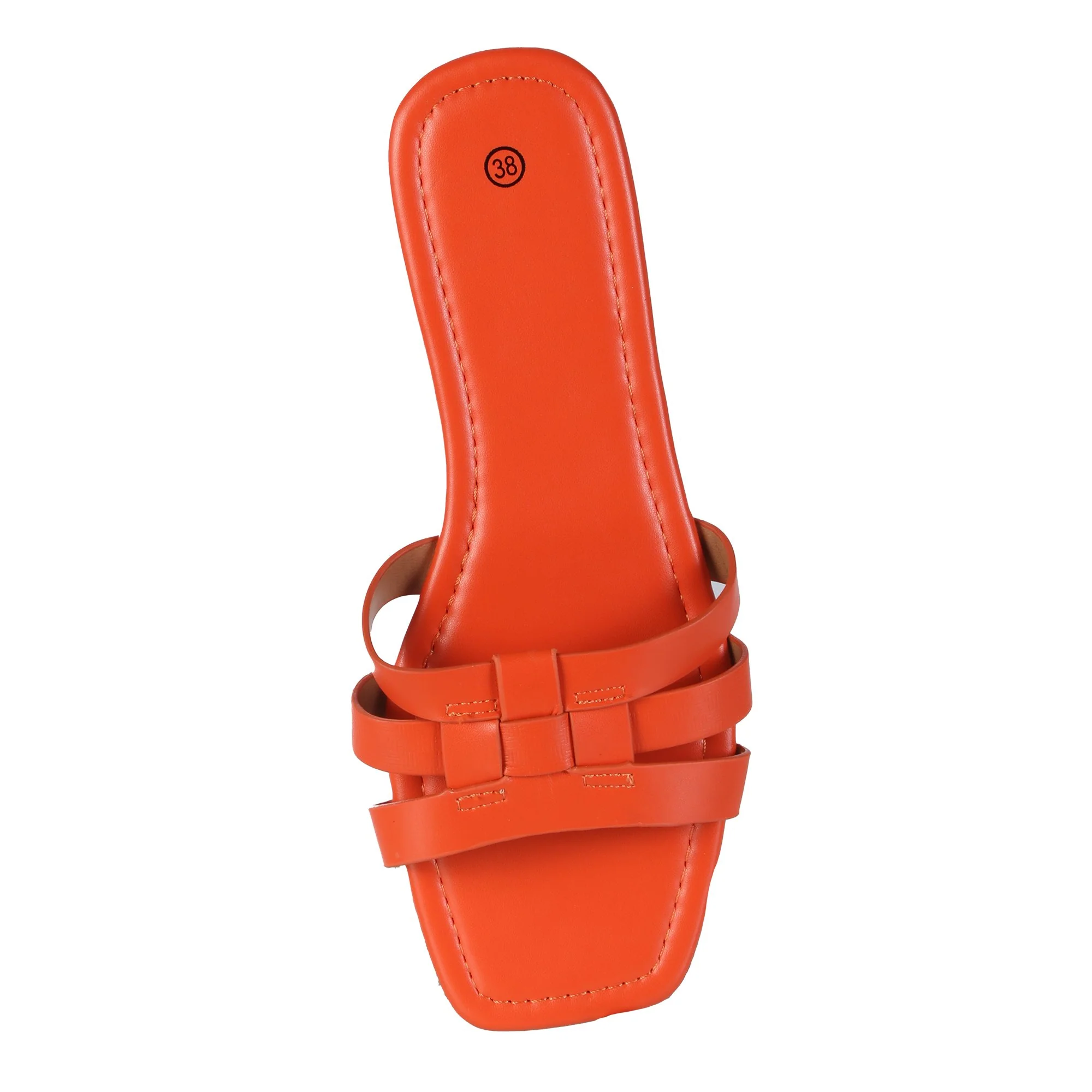 Mules plates - Rouge - Image 5