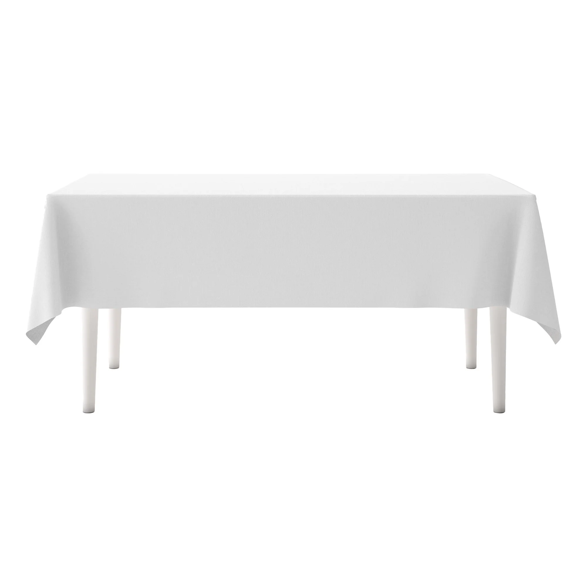 Nappe polyester unie  - Blanc