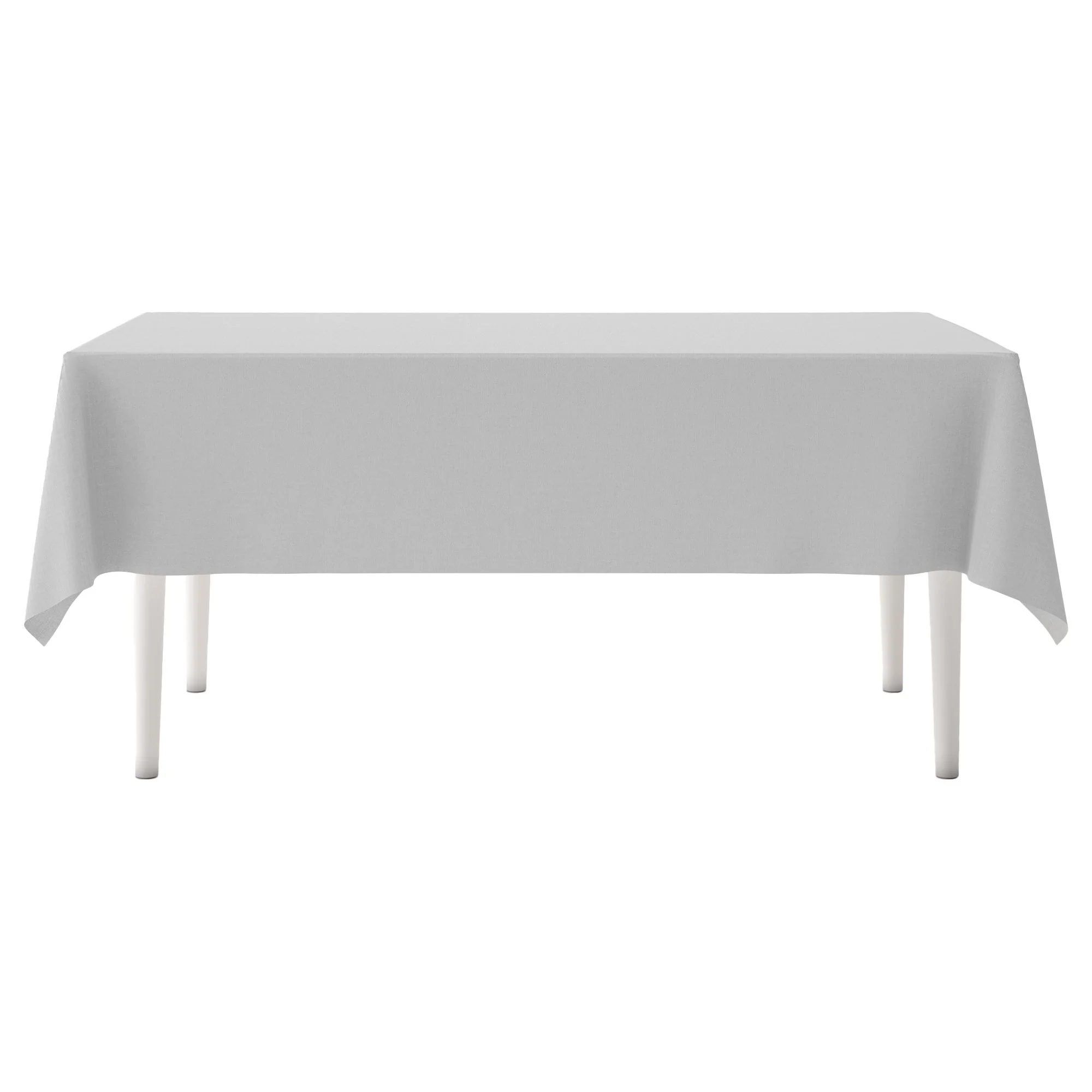 Nappe polyester unie  - Gris clair