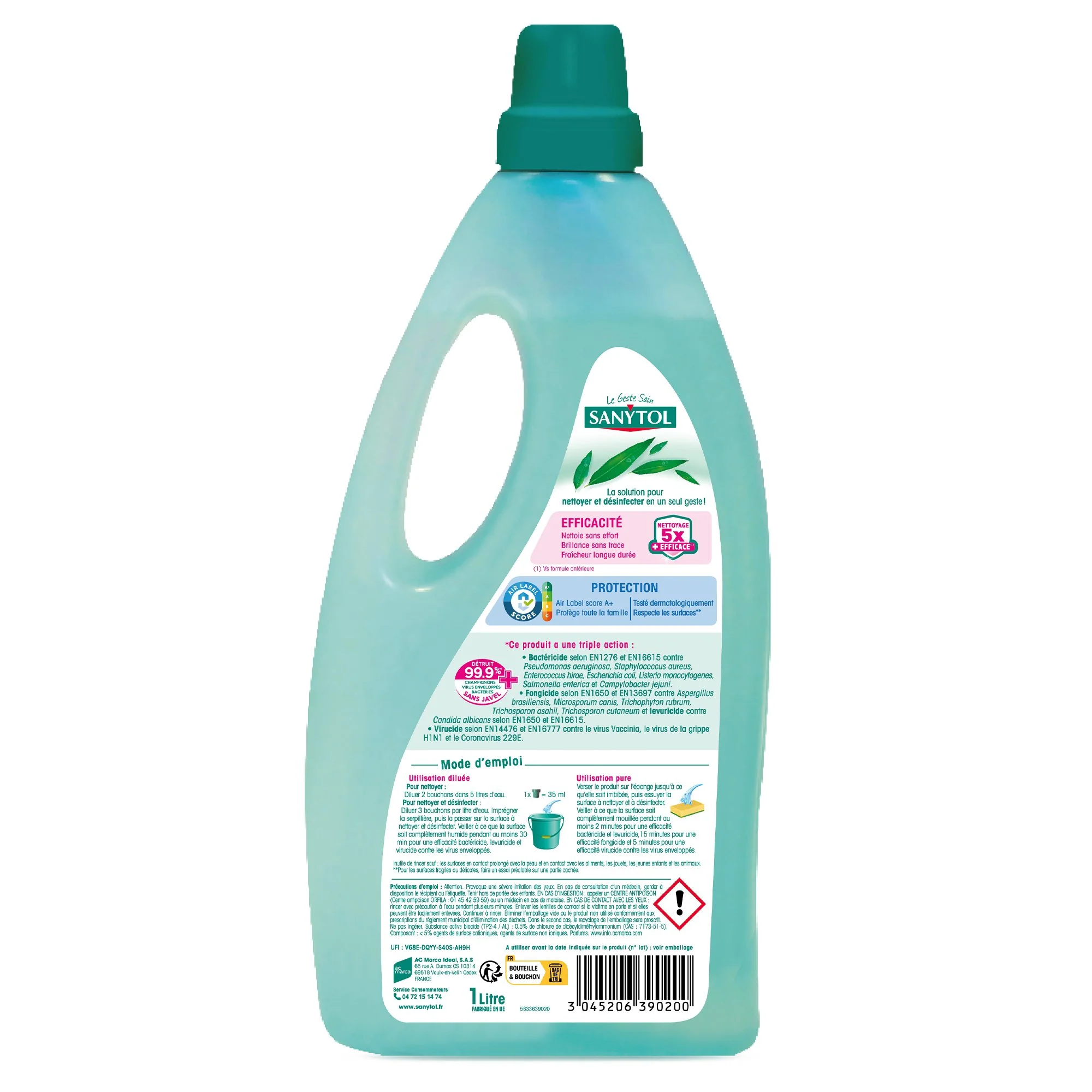 Nettoyant désinfectant sols et surface eucalyptus - Image 2
