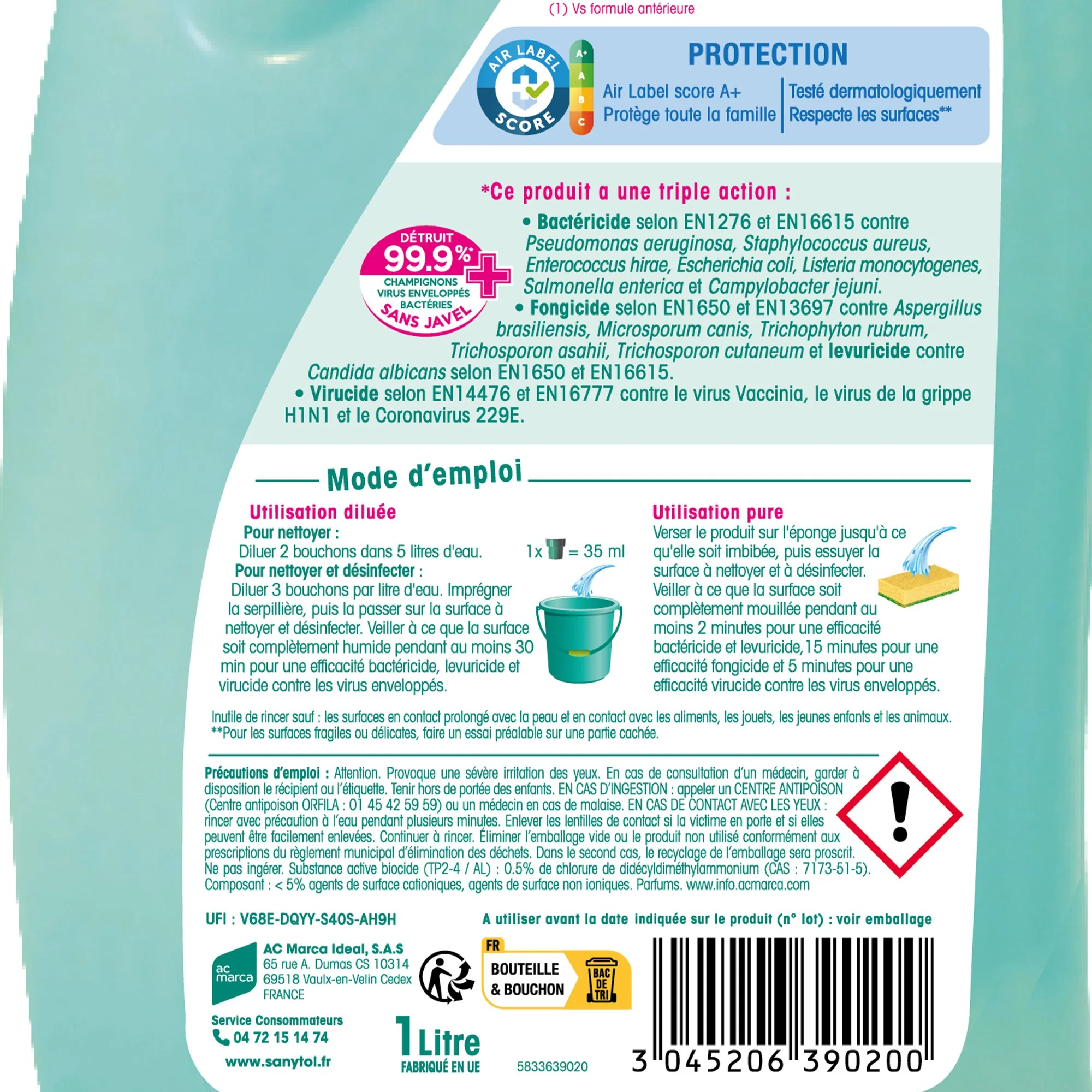 Nettoyant désinfectant sols et surface eucalyptus - Image 3