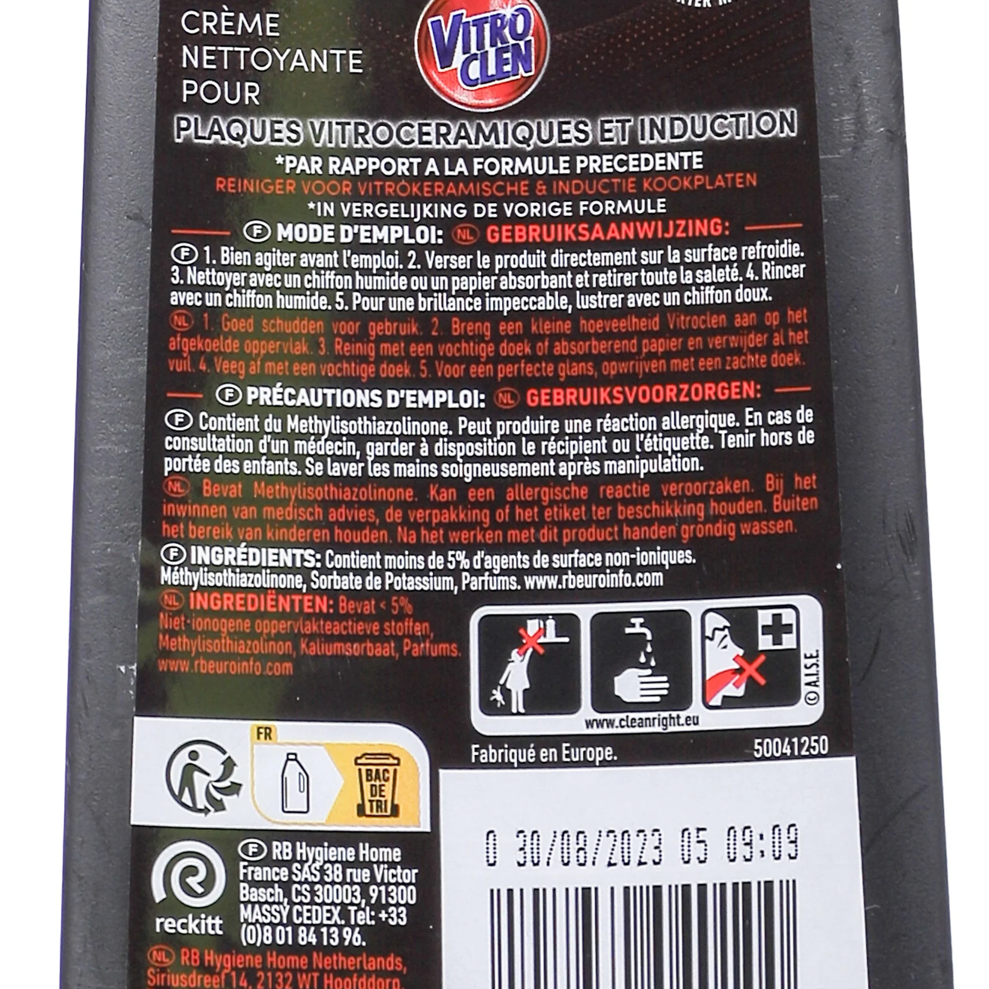 Nettoyant pour plaques vitrocéramiques et à induction - Image 2