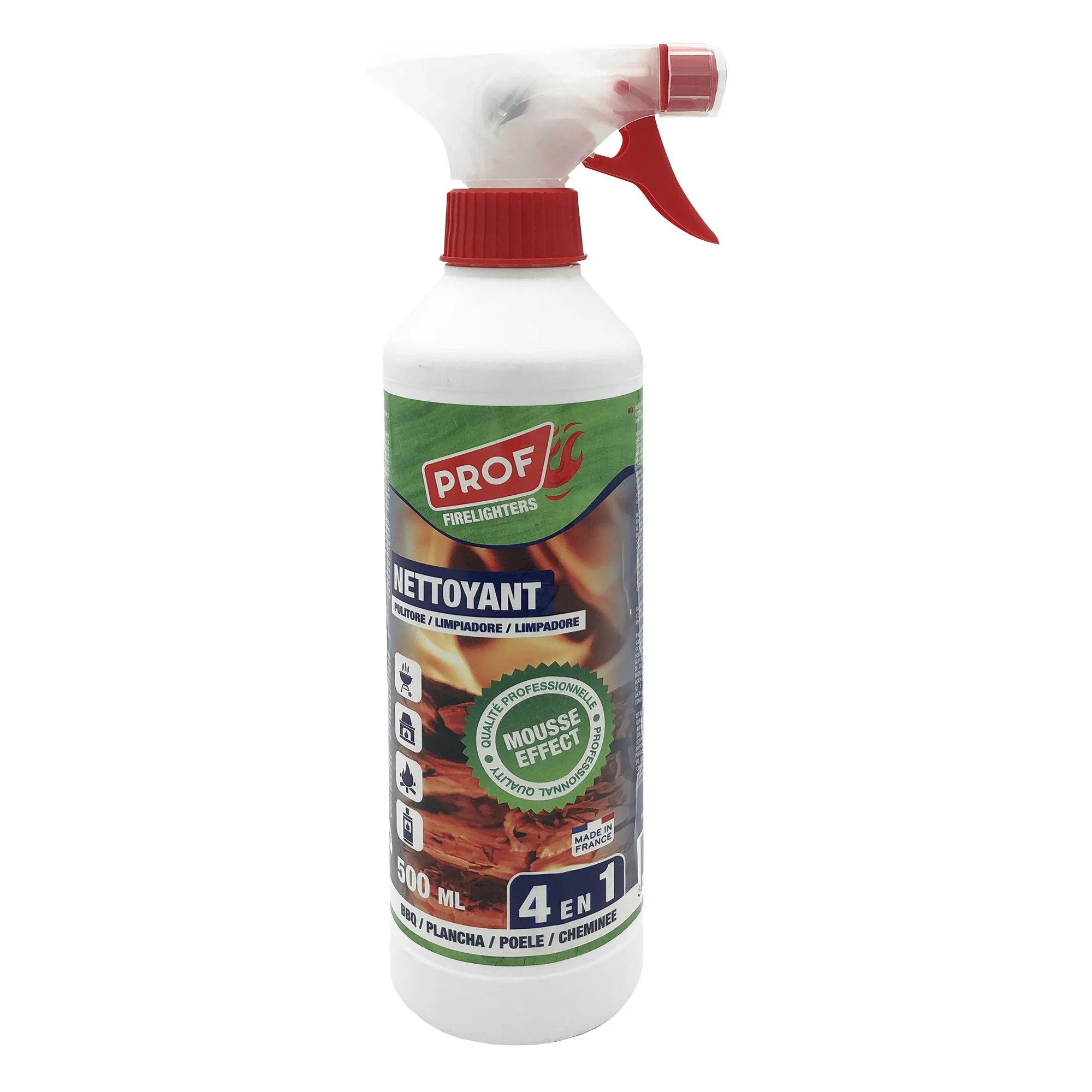 Nettoyant vitre cheminée