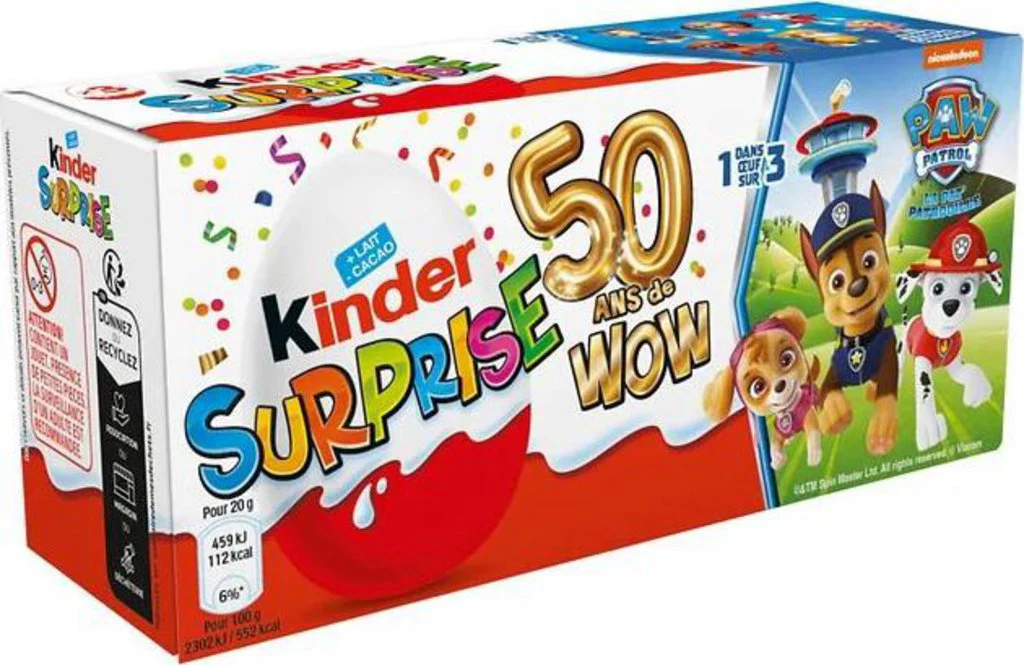 Pack de 3 oeufs surprises Kinder