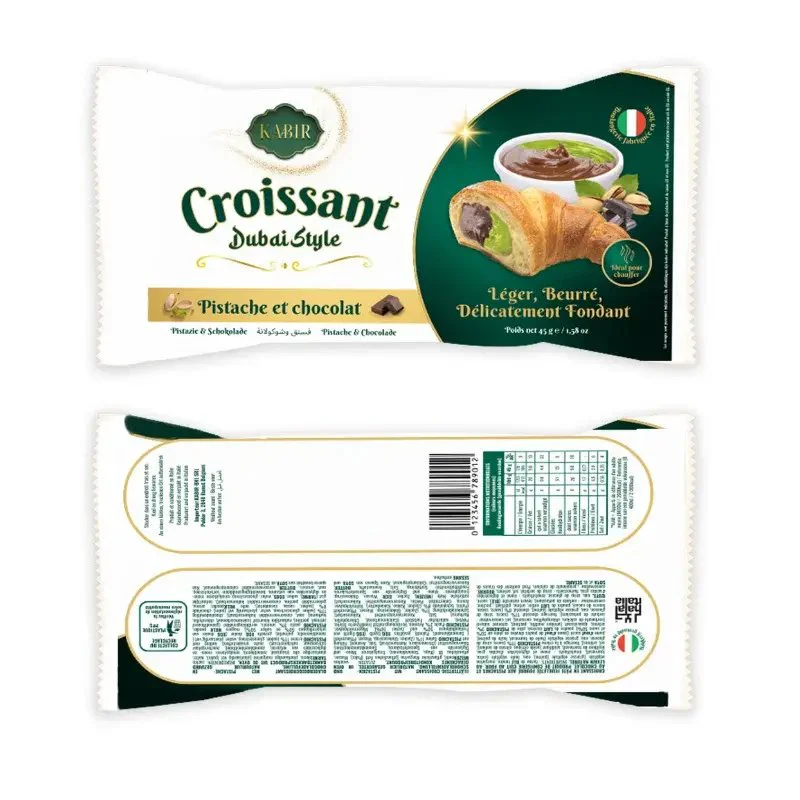 Pack de 5 croissants aux chocolats et pistaches Dubaï Style
