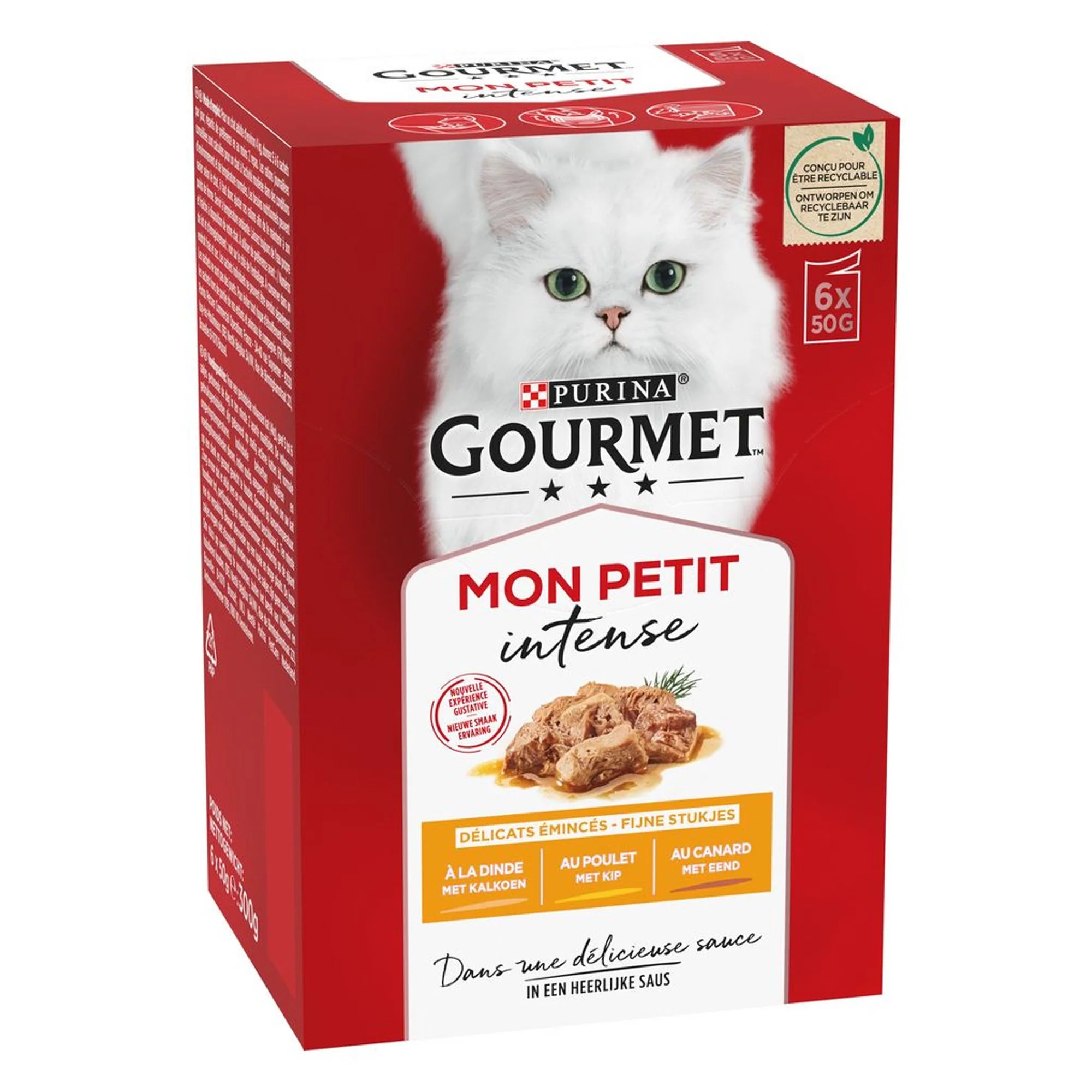 Pack de 6 pâtées volaille 50g