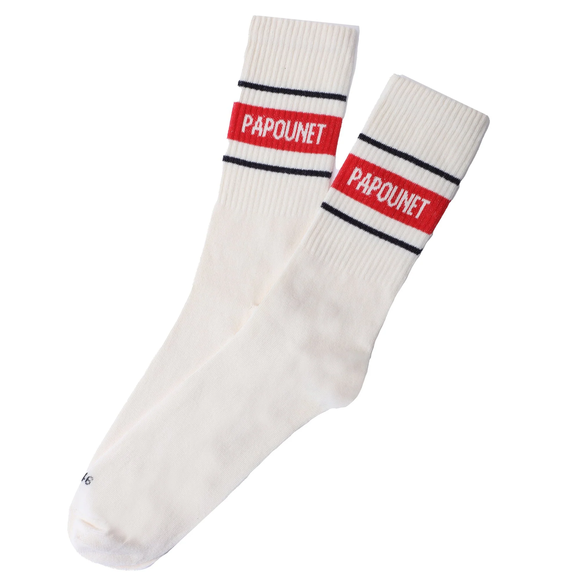 Paire de chaussette avec message - Beige