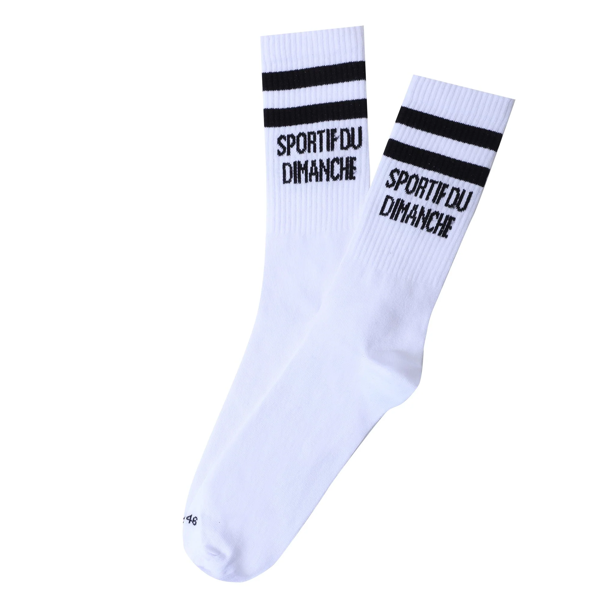 Paire de chaussette avec message - Gris foncé - Image 2