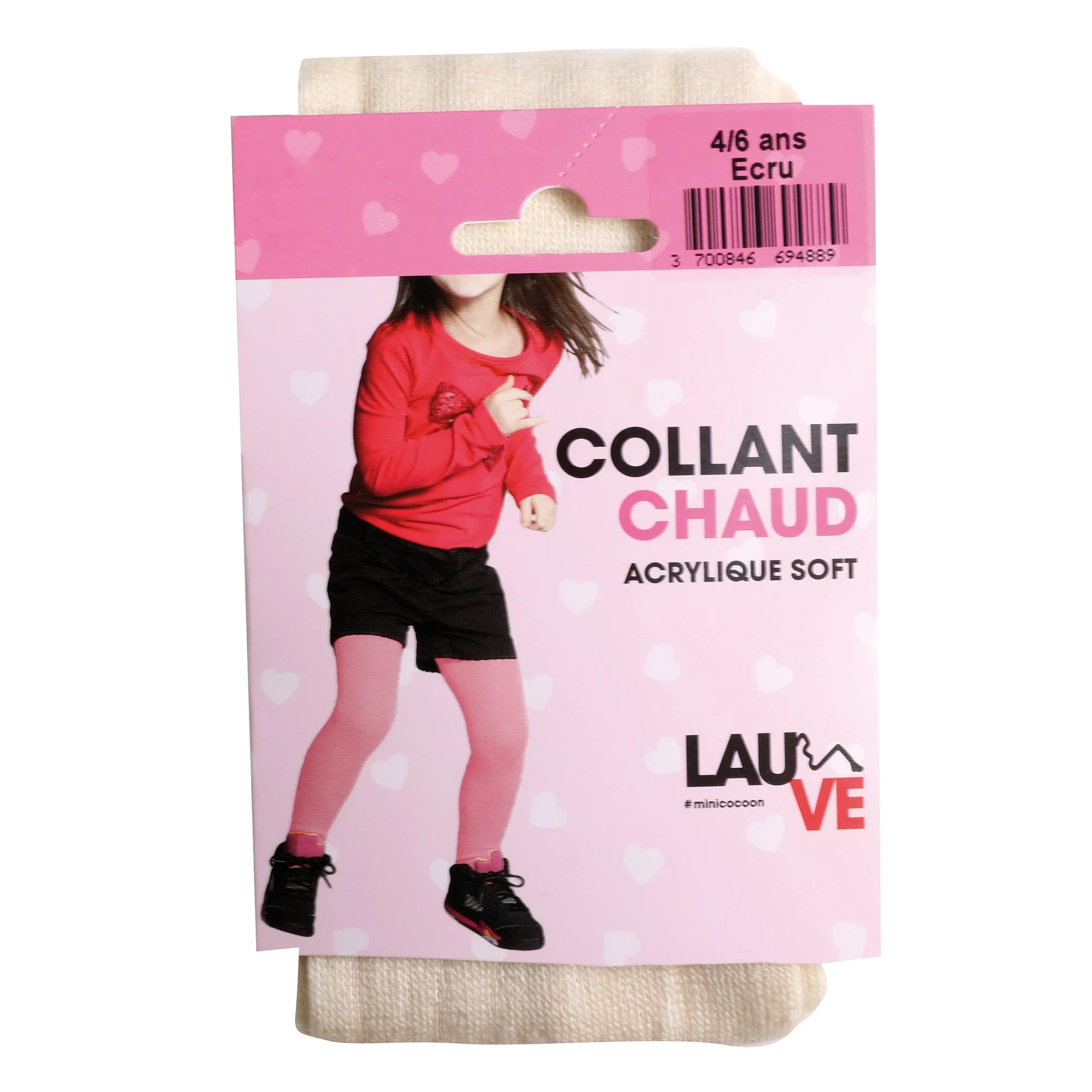 Paire de collants uni  - Noir