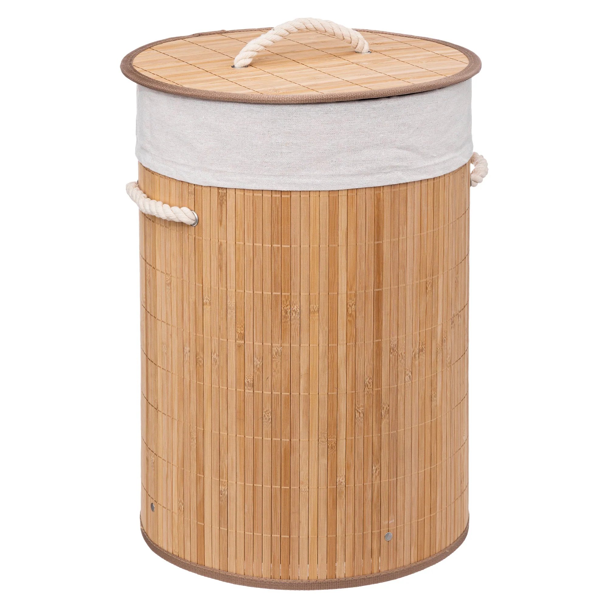 Panier à linge bambou 48L