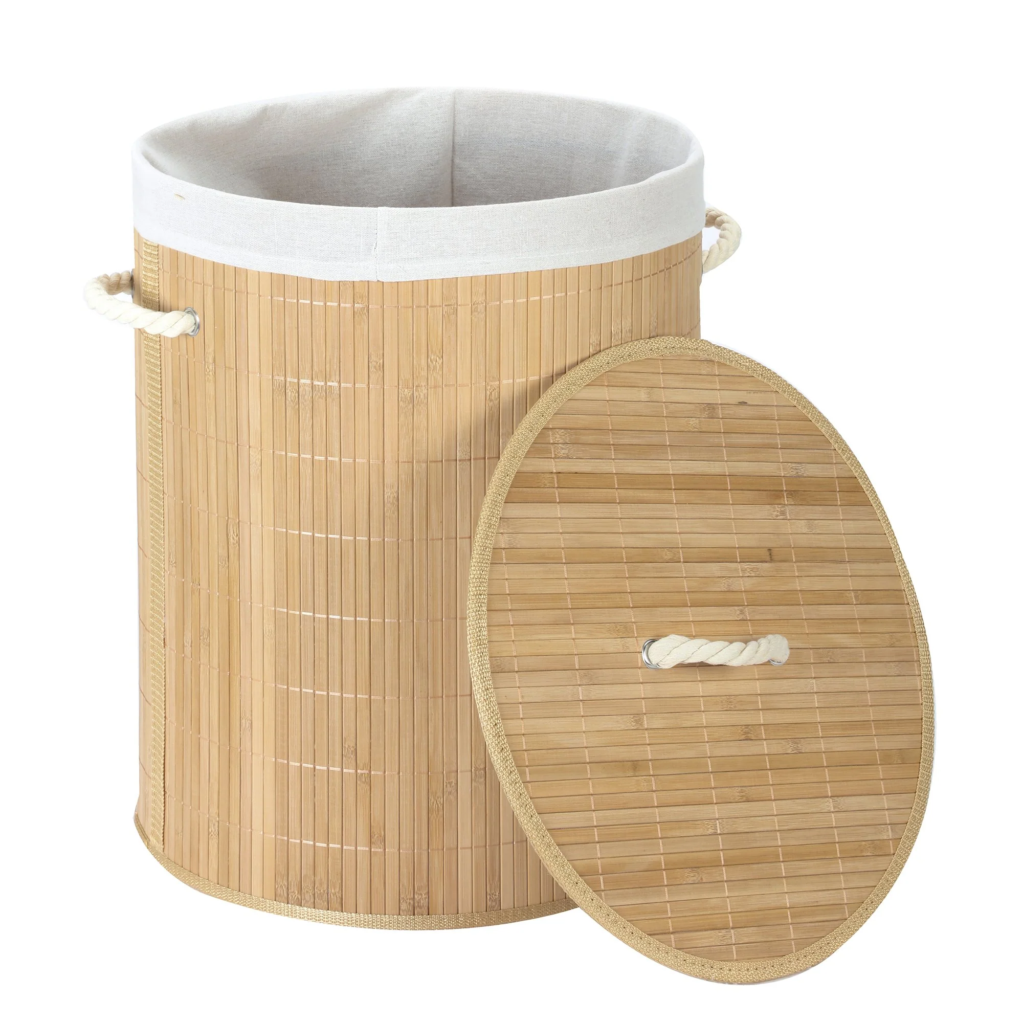 Panier à linge rond pliable - Image 2