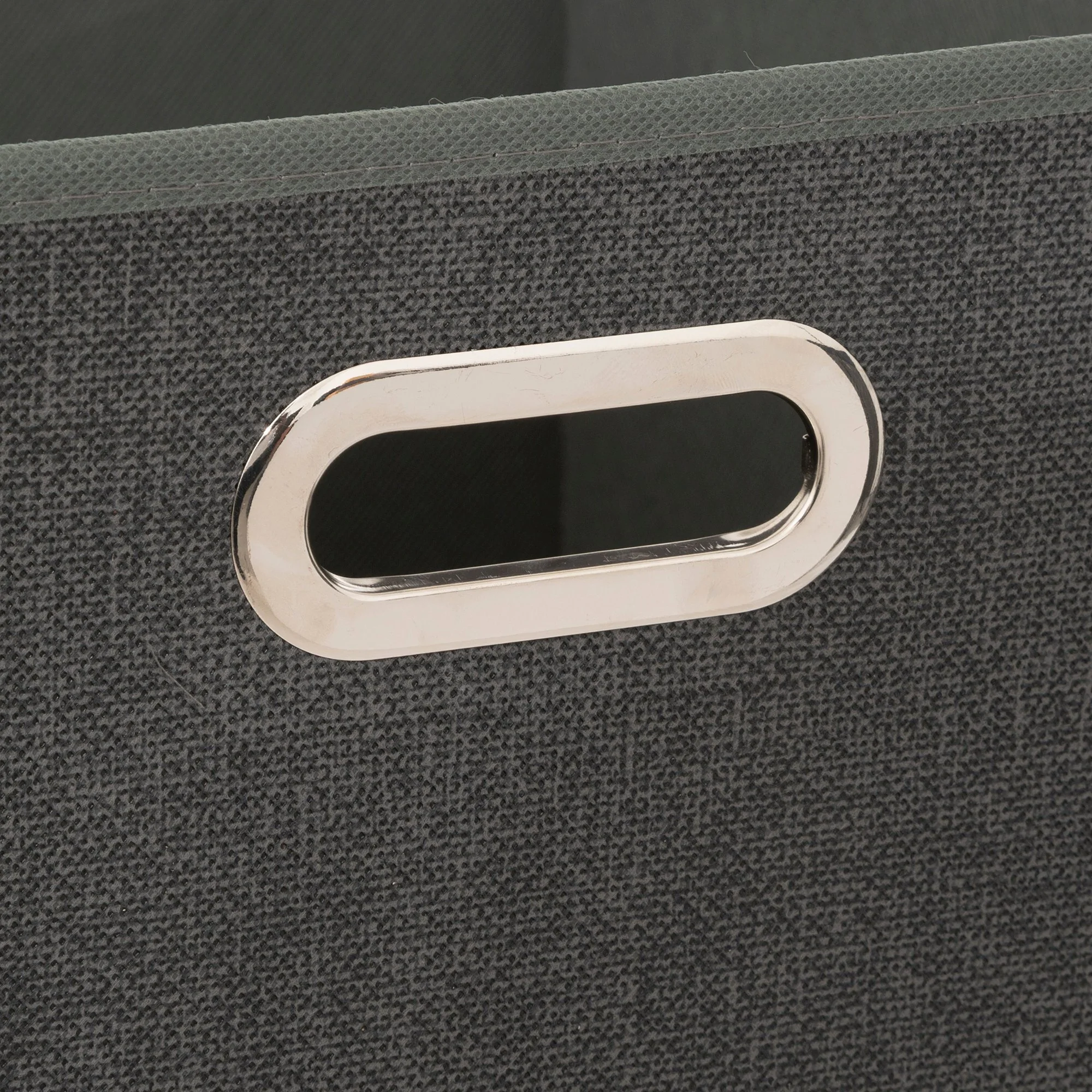 Panier de rangement gris 31x31cm - Image 2