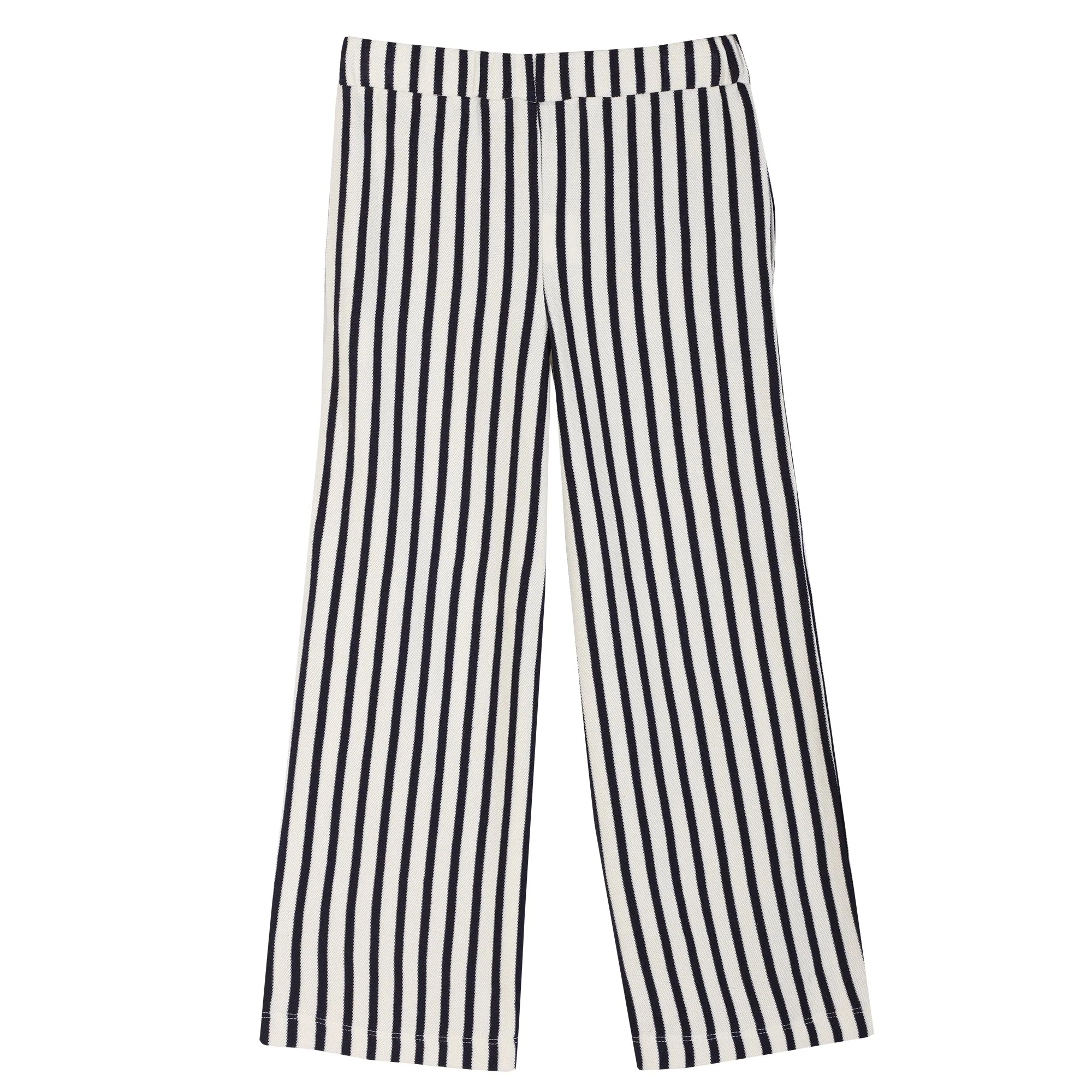 Pantalon à rayures  - Bleu - Image 2
