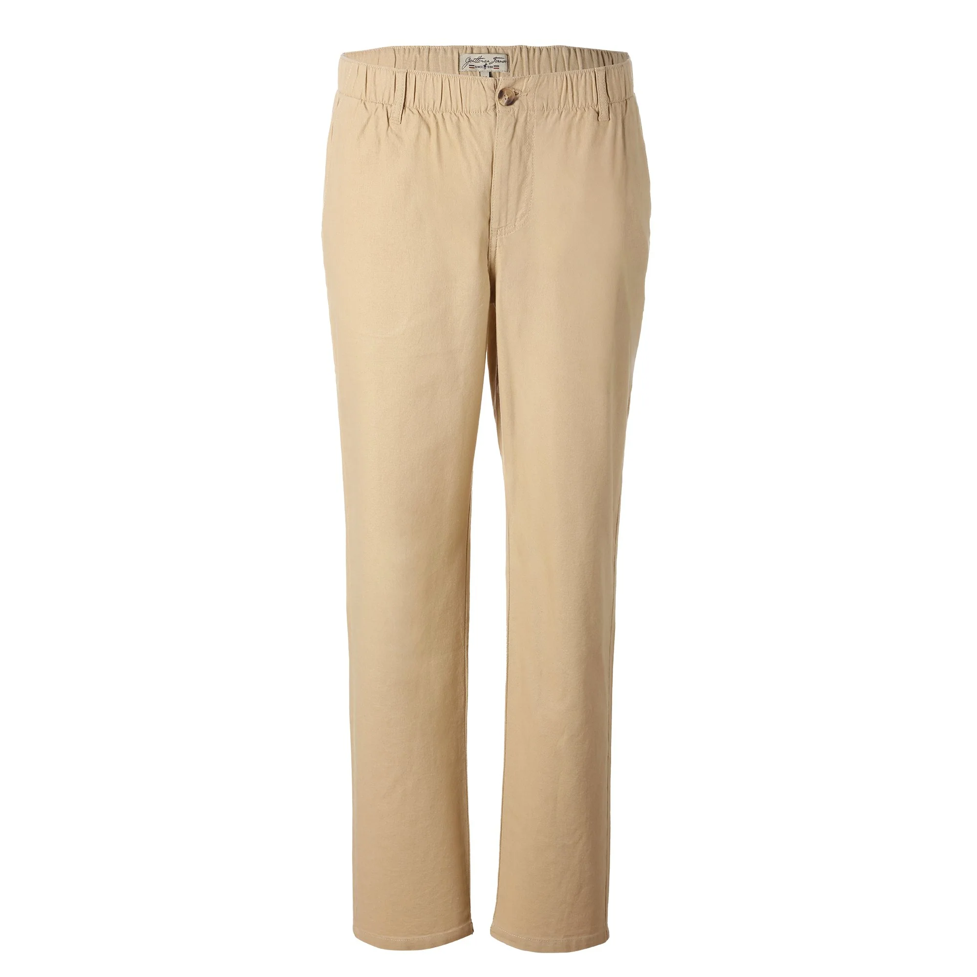 Pantalon avec broderie - Beige
