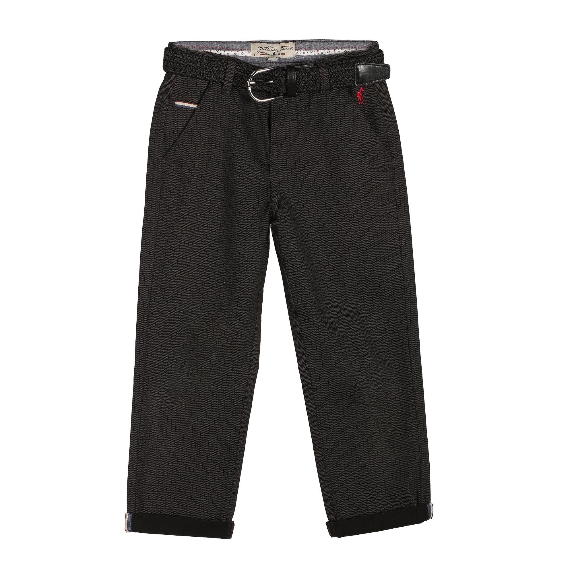 Pantalon avec ceinture 3/12 ans - Gris