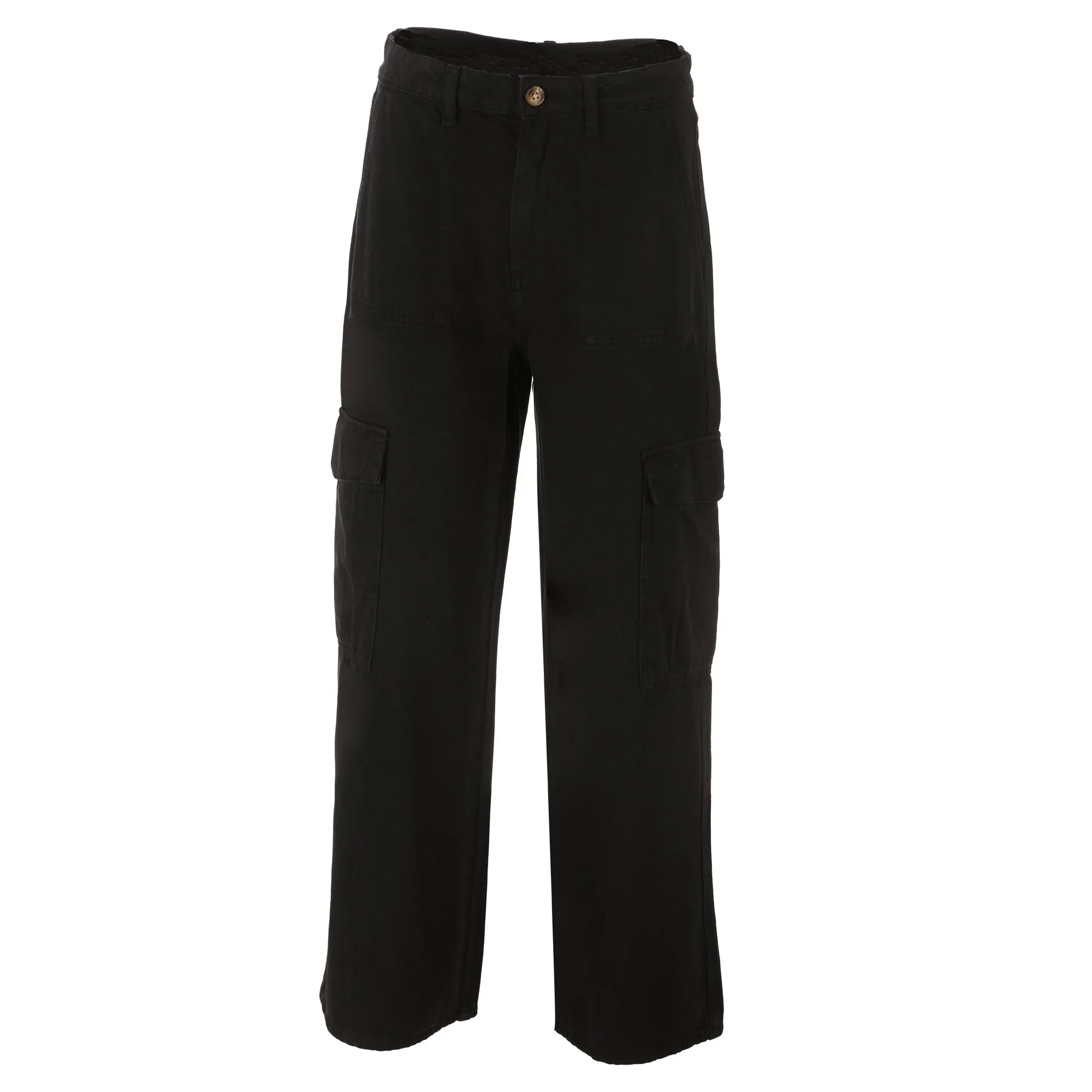 Pantalon cargo coupe large - Noir