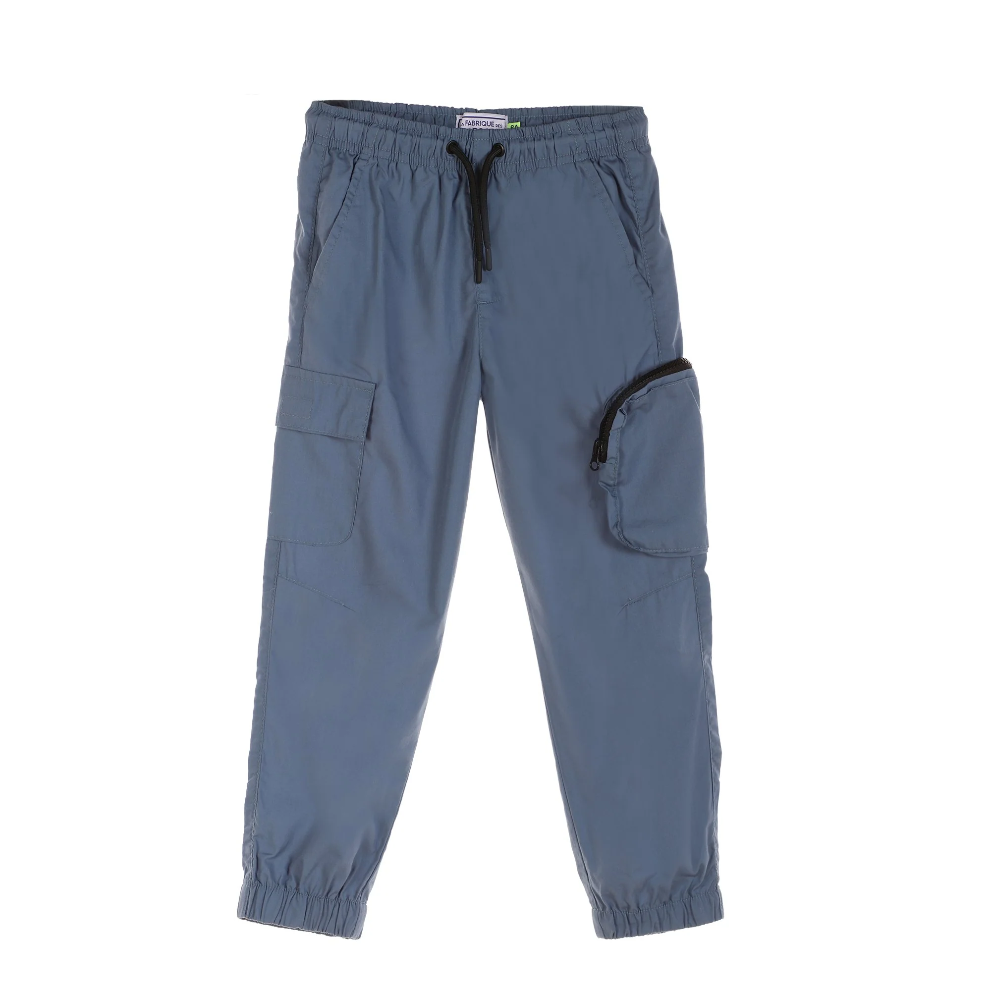 Pantalon cargo en toile - Bleu