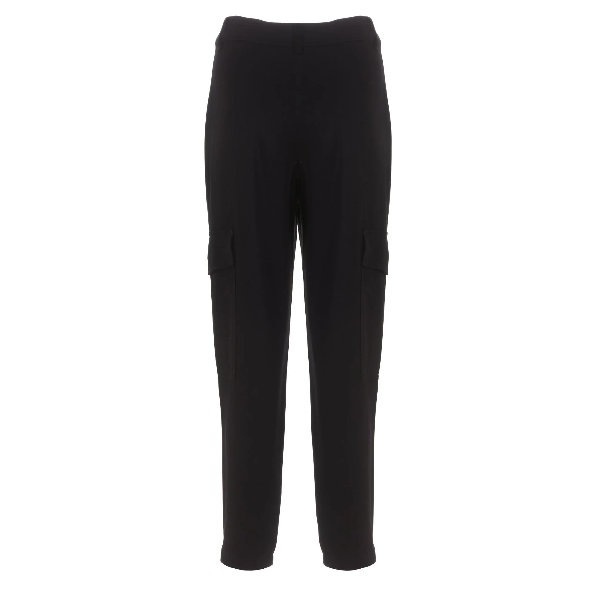 Pantalon cargo fluide - Noir - Image 2