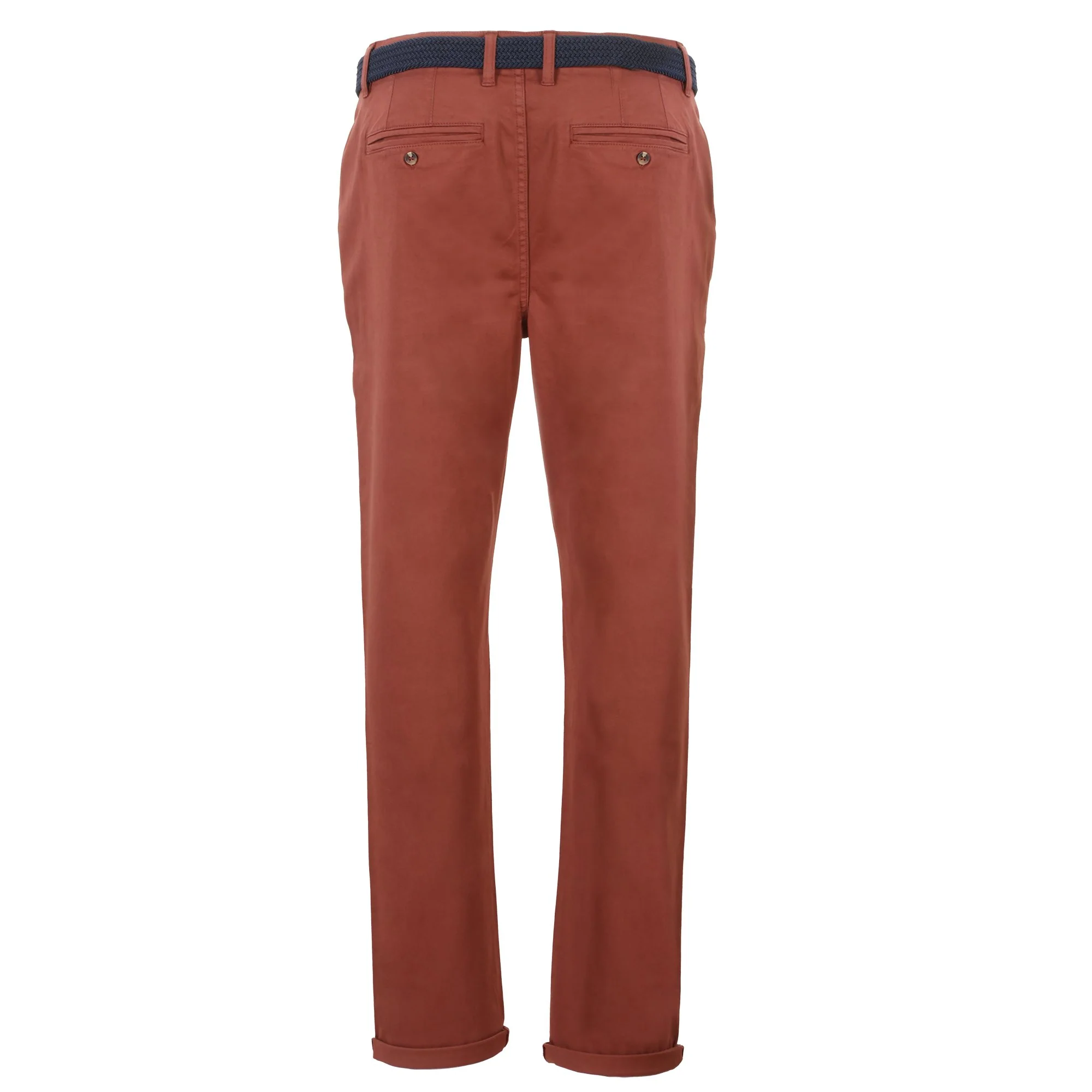 Pantalon chino avec ceinture - Rouge - Image 2