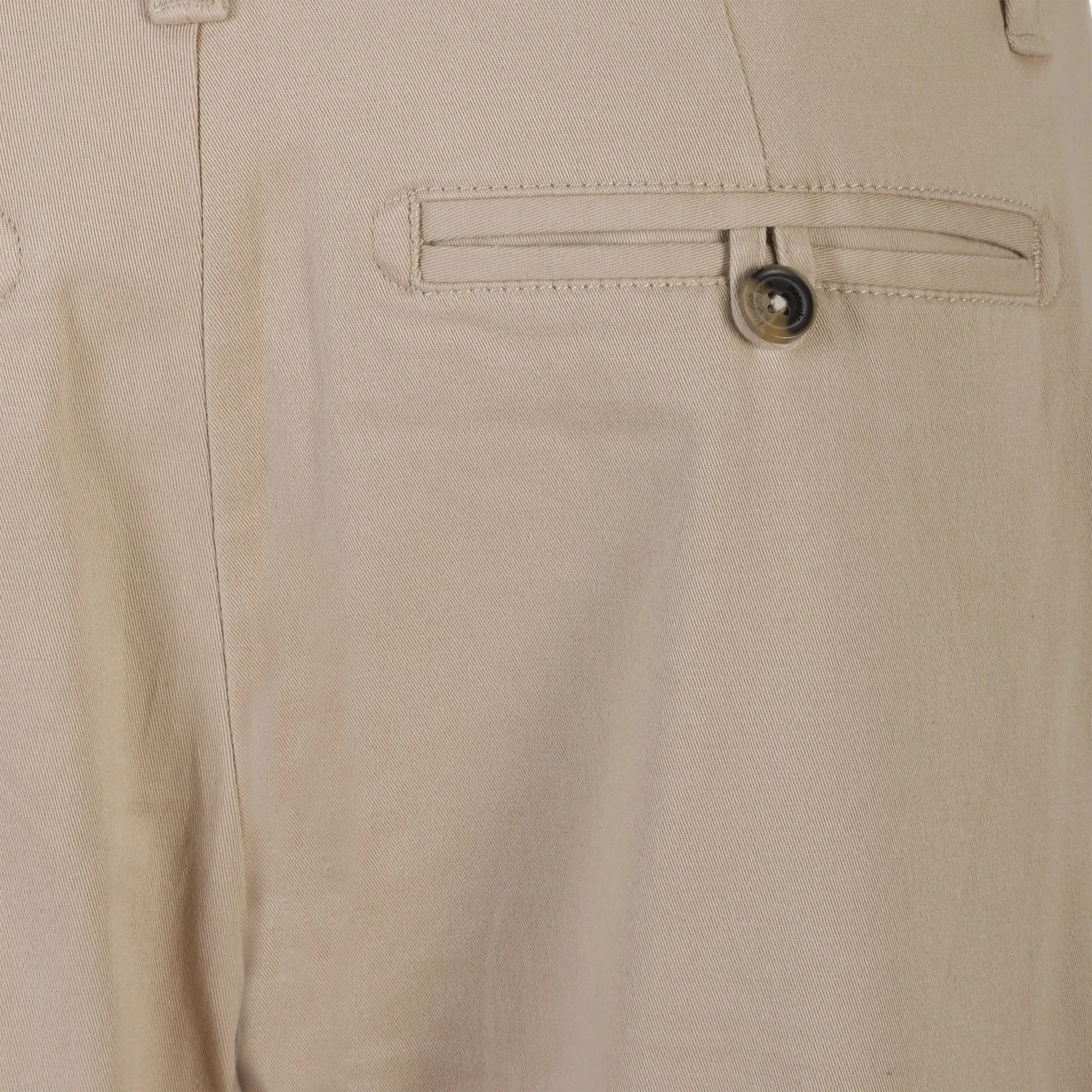 Pantalon en twill - Beige - Image 3
