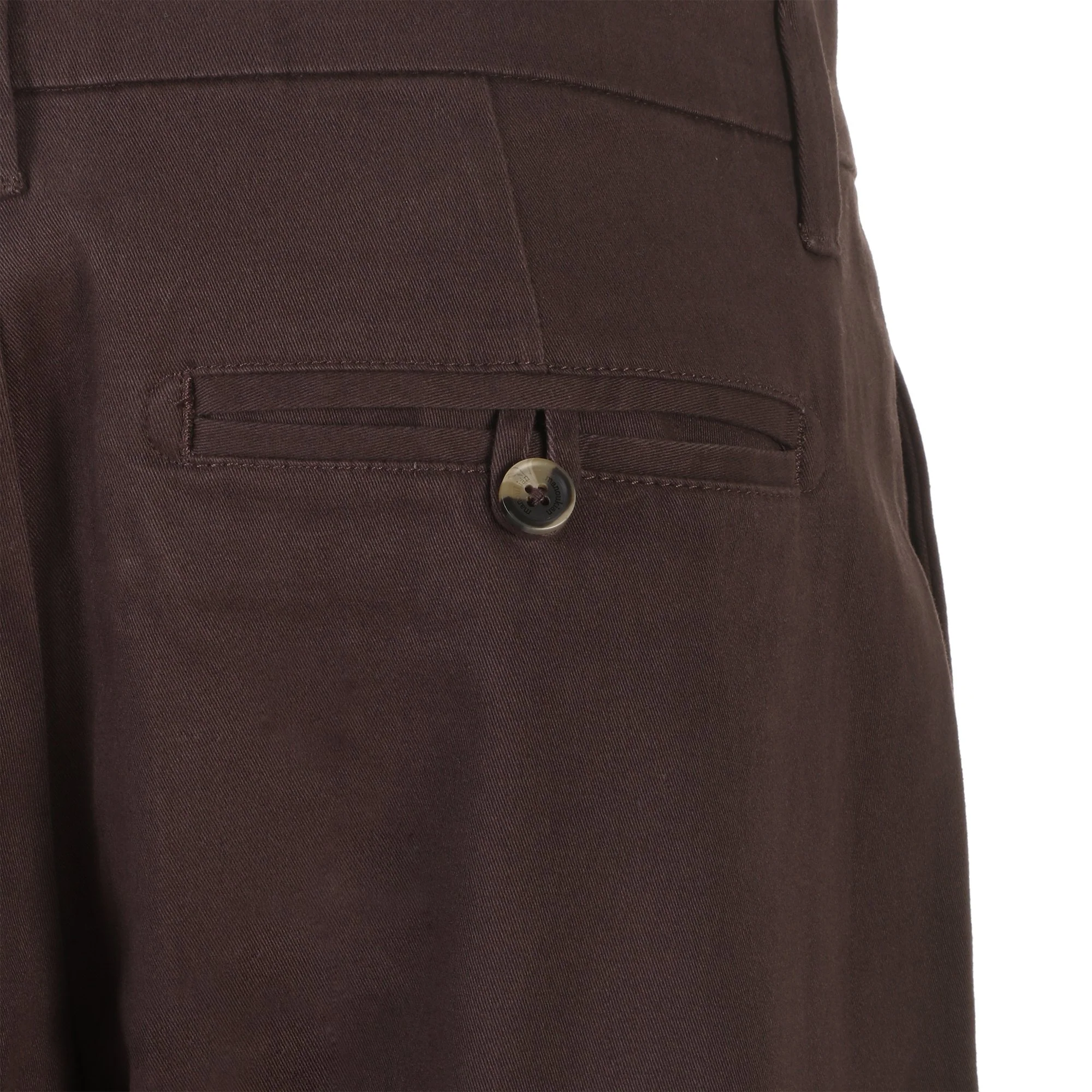Pantalon en twill - Marron - Image 3