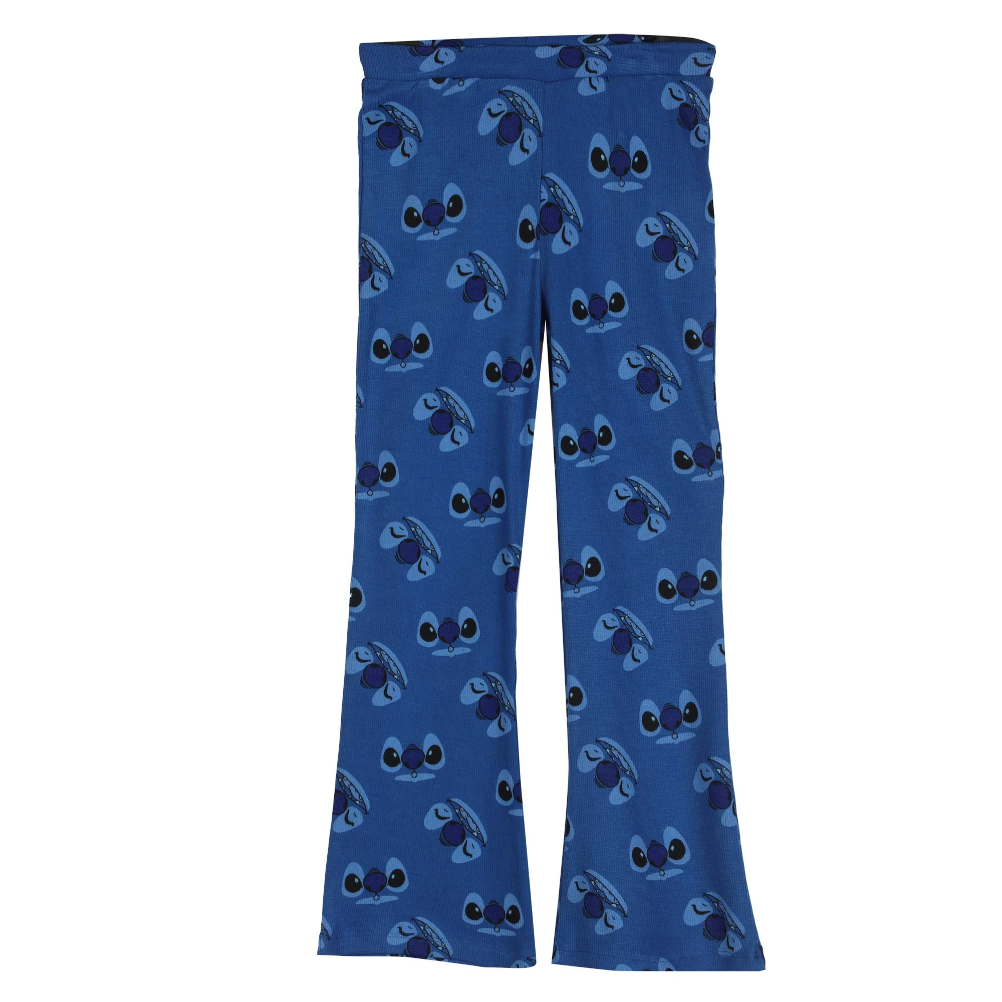 Pantalon évasé Stitch 3/8 ans - Bleu