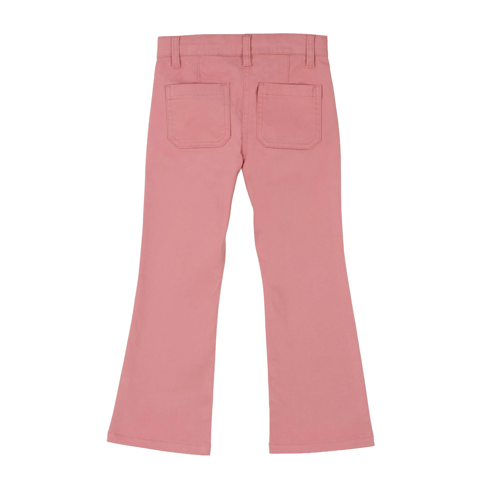 Pantalon flare 3/12 ans - Rose - Image 2