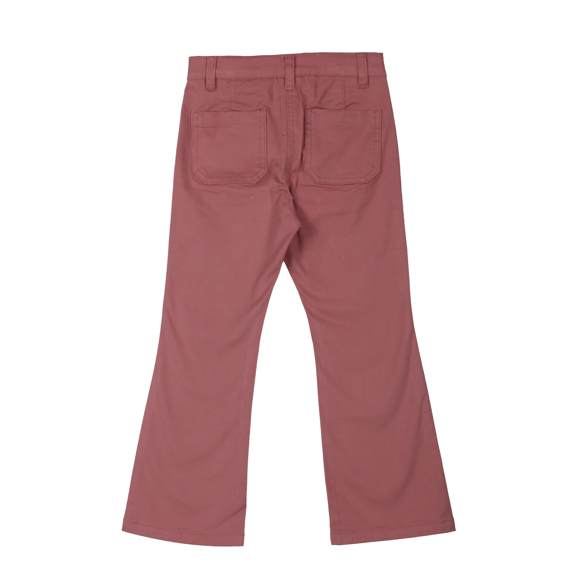Pantalon flare 7/12 ans - Rose foncé - Image 2