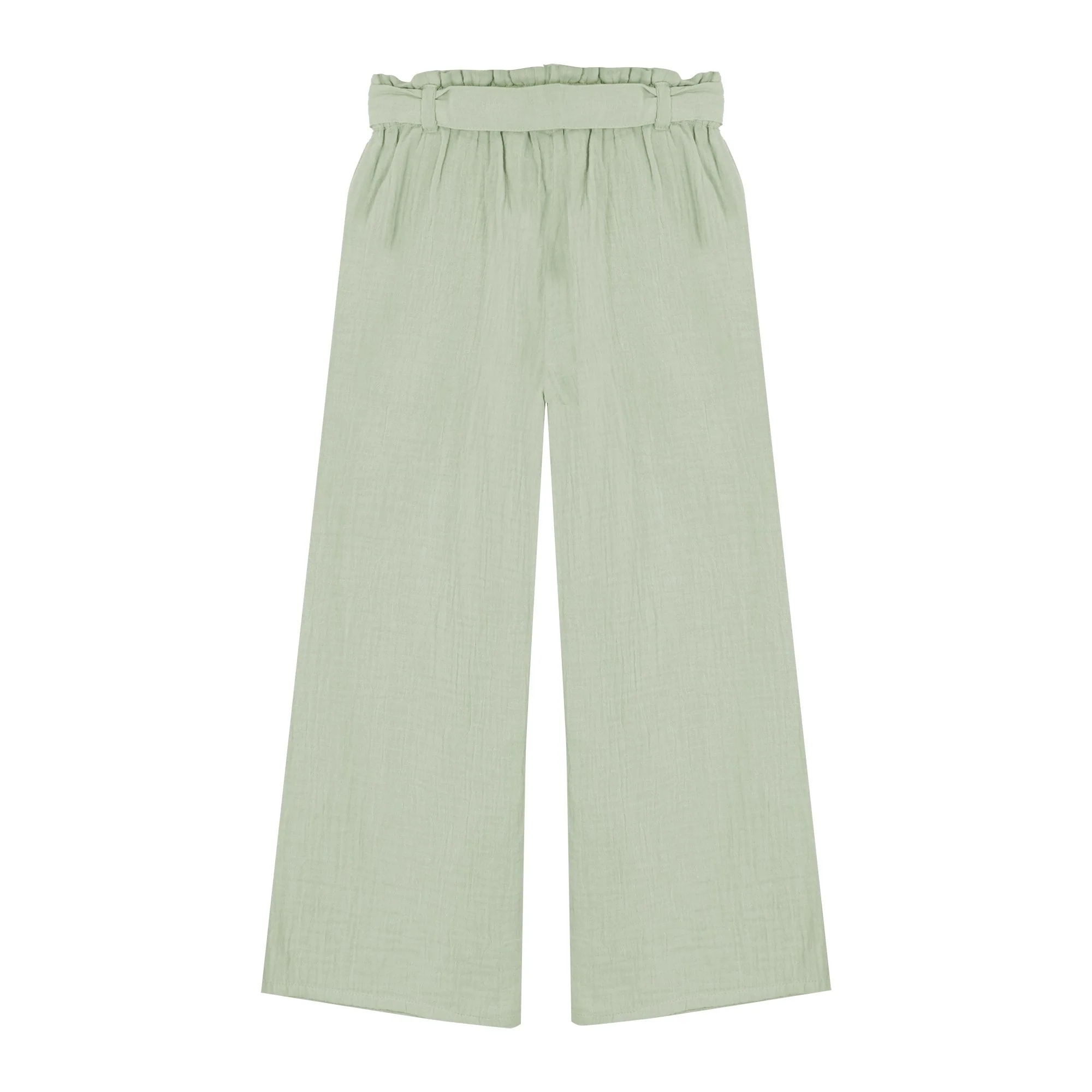 PANTALON FLUIDE AVEC CEINTURE 3-12A - Image 2