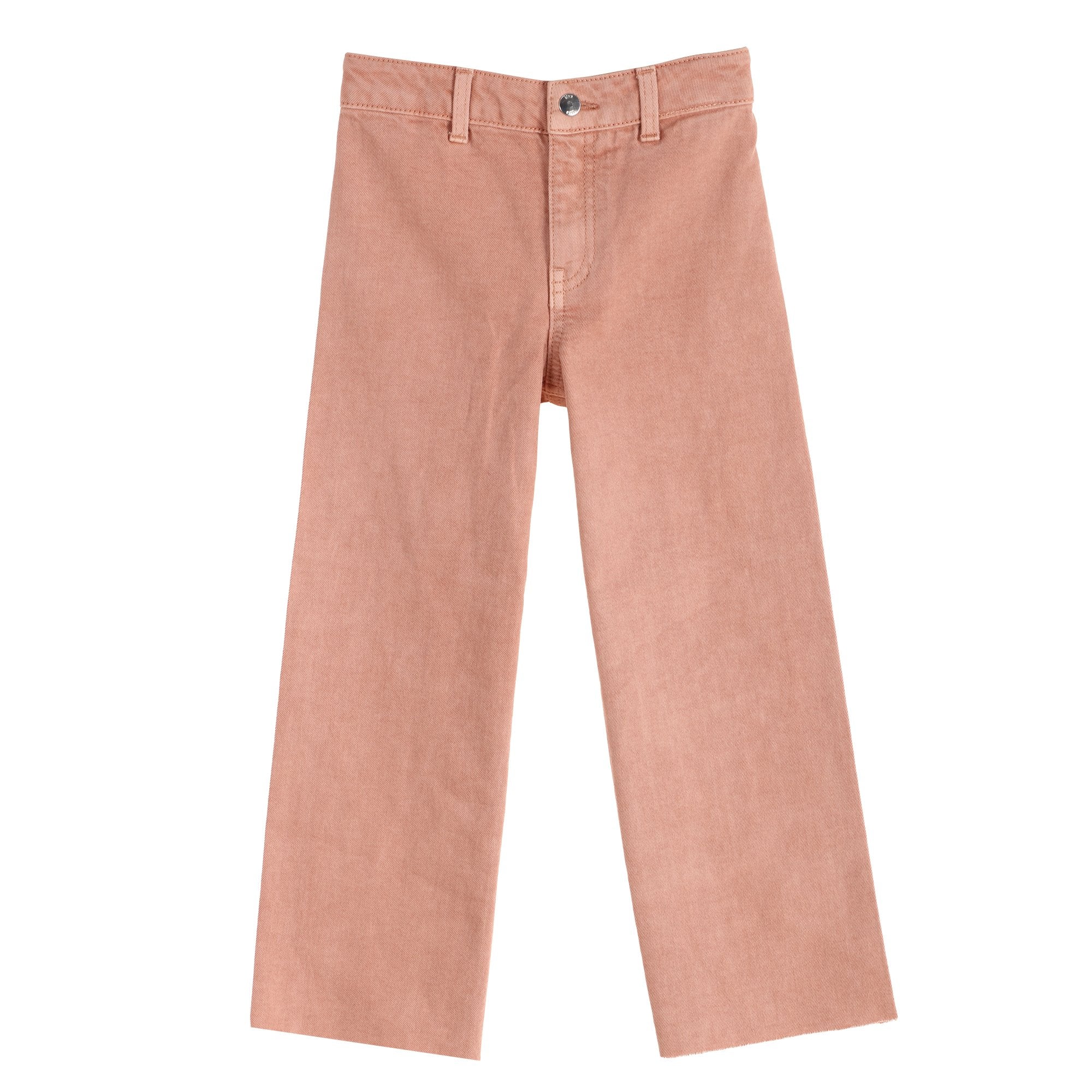 Pantalon jambes larges - Rose foncé