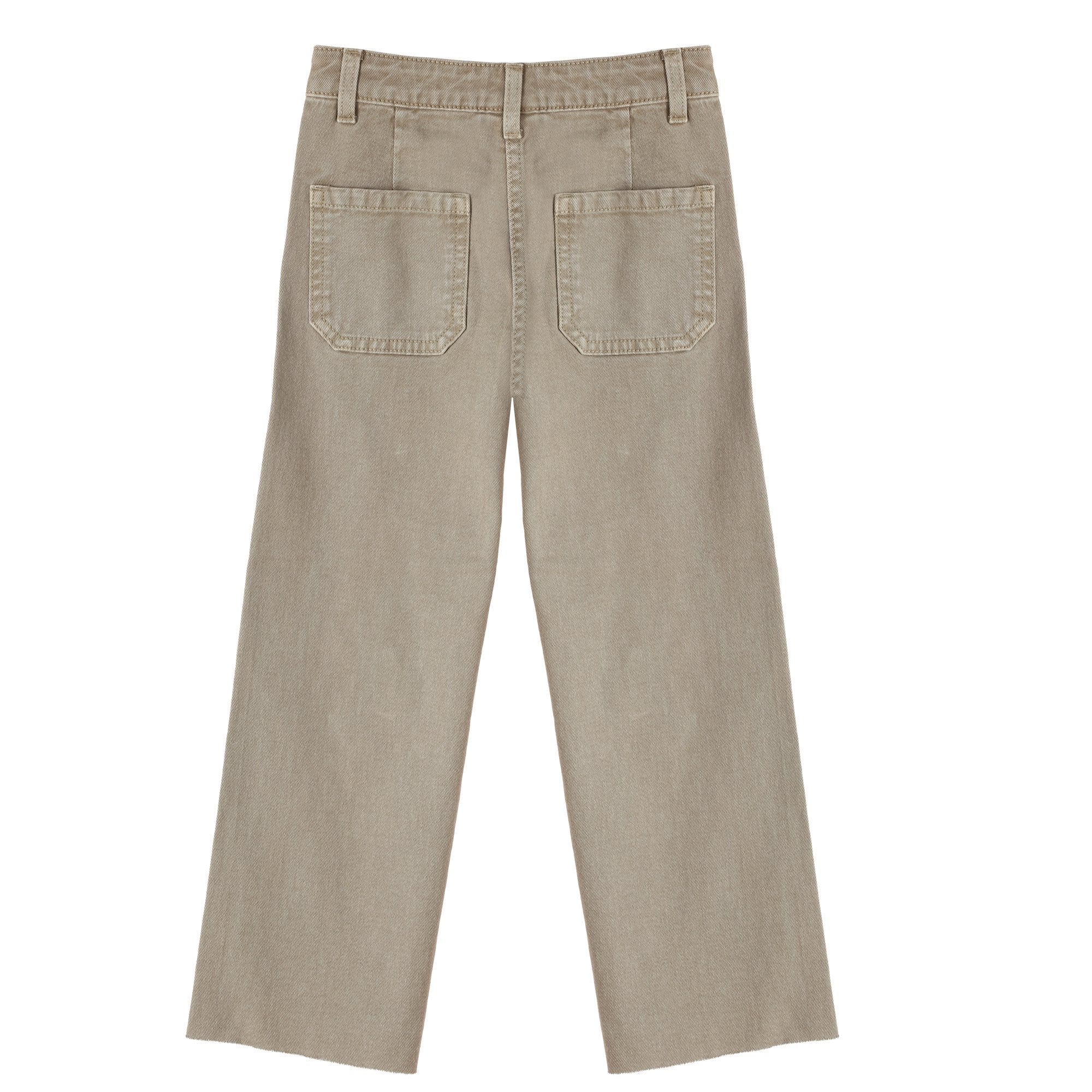 Pantalon jambes larges - Vert - Image 2