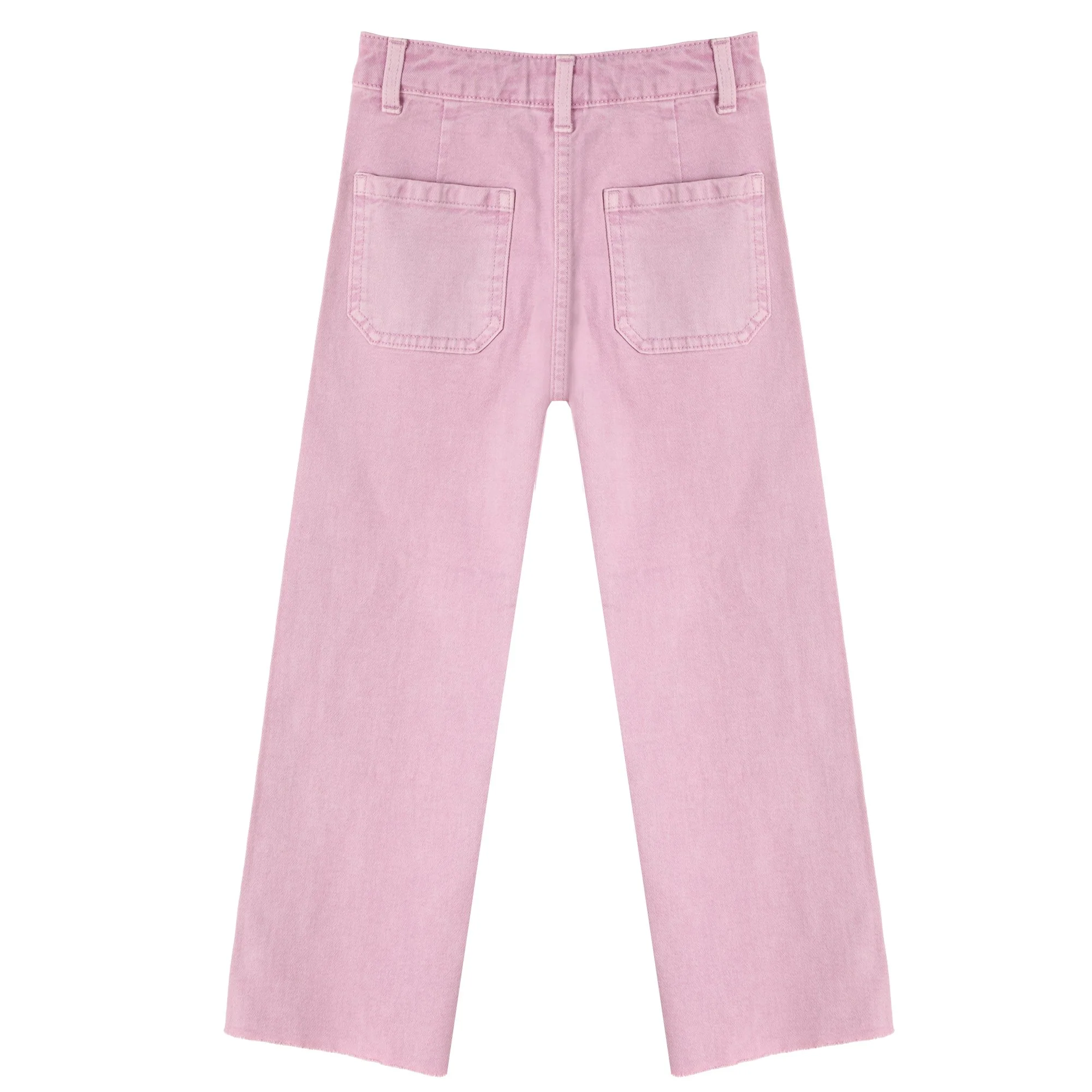 Pantalon jambes larges  - Violet - Image 2