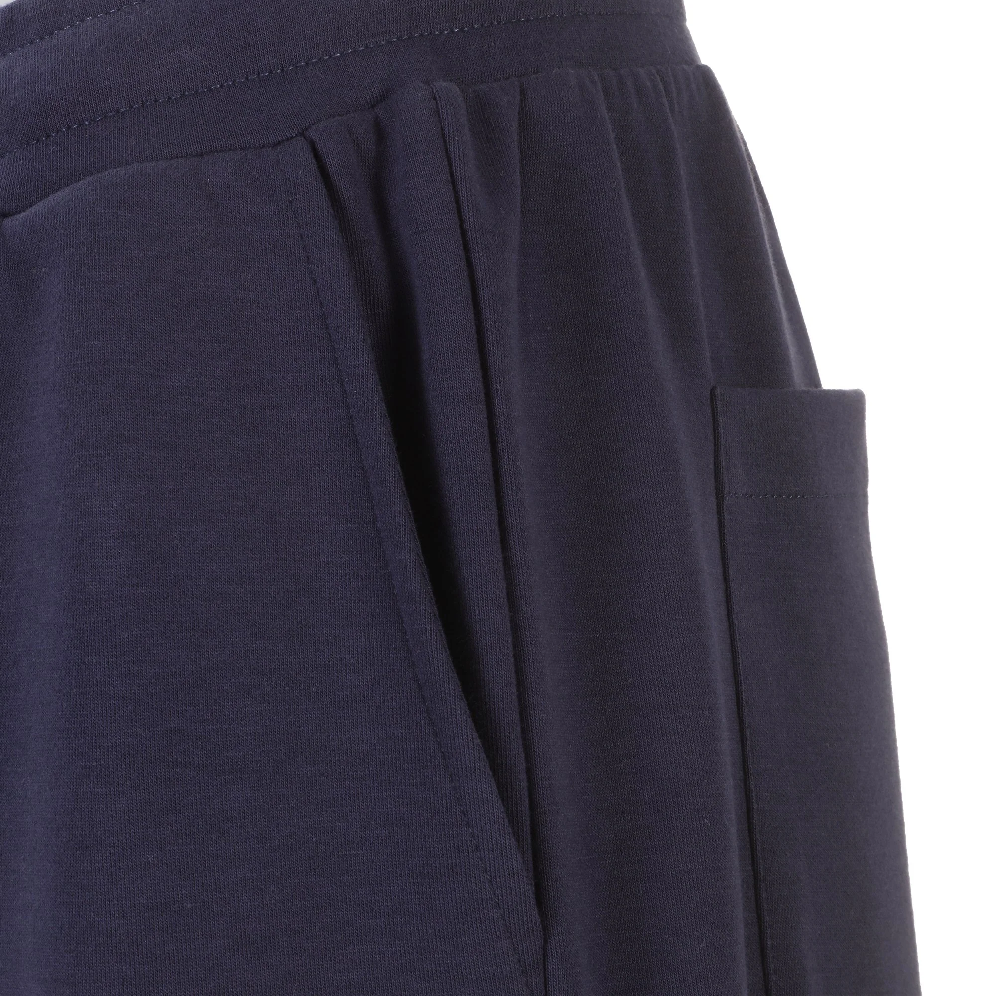 Pantalon large en maille - Bleu foncé - Image 3