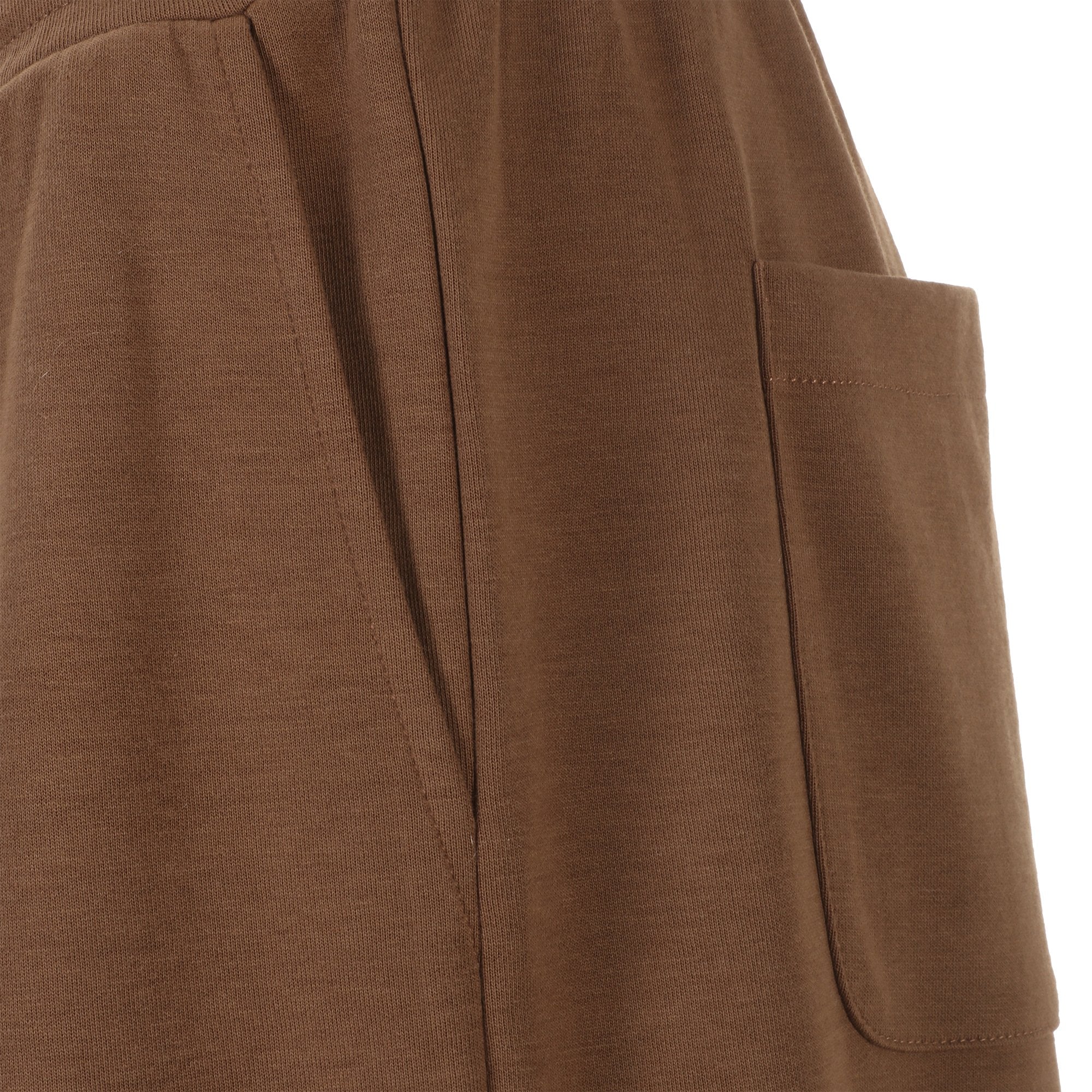 Pantalon large en maille  - Kaki - Image 3