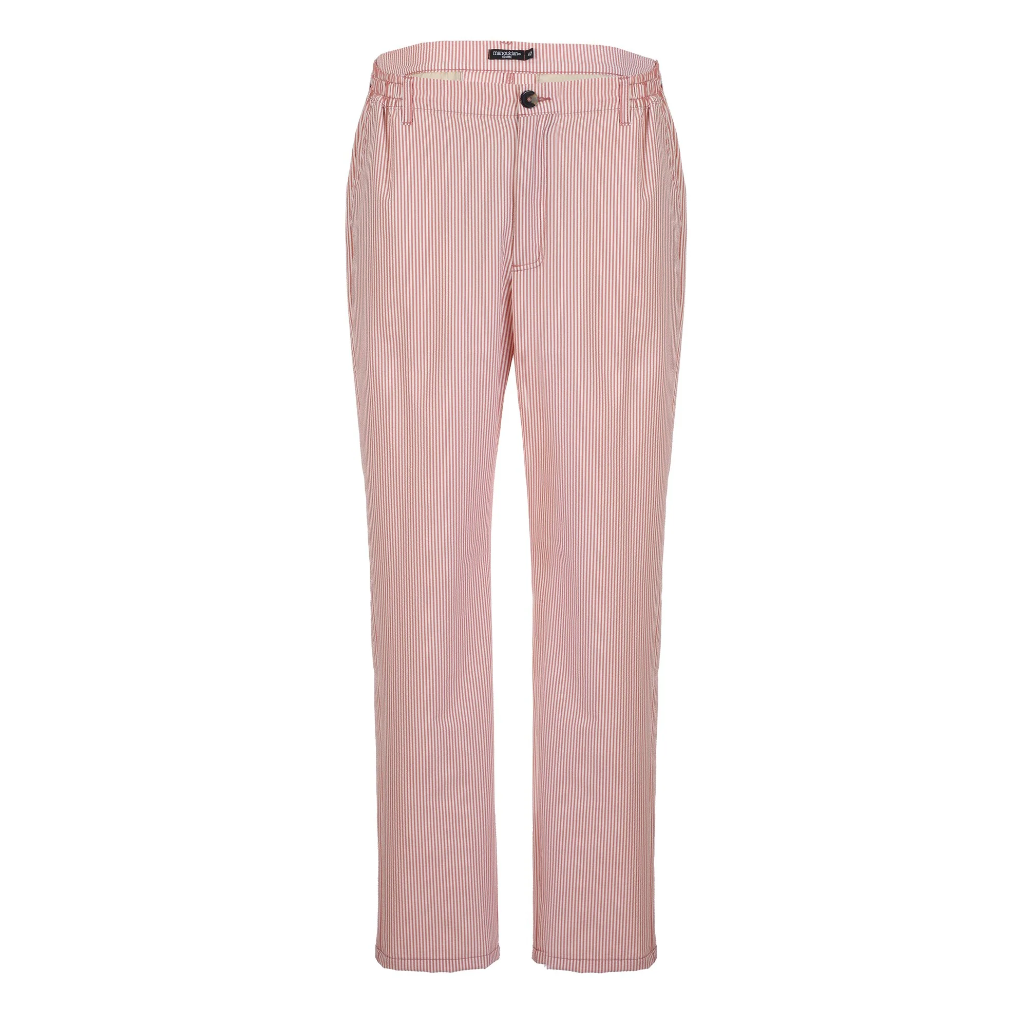Pantalon seersucker - Orange