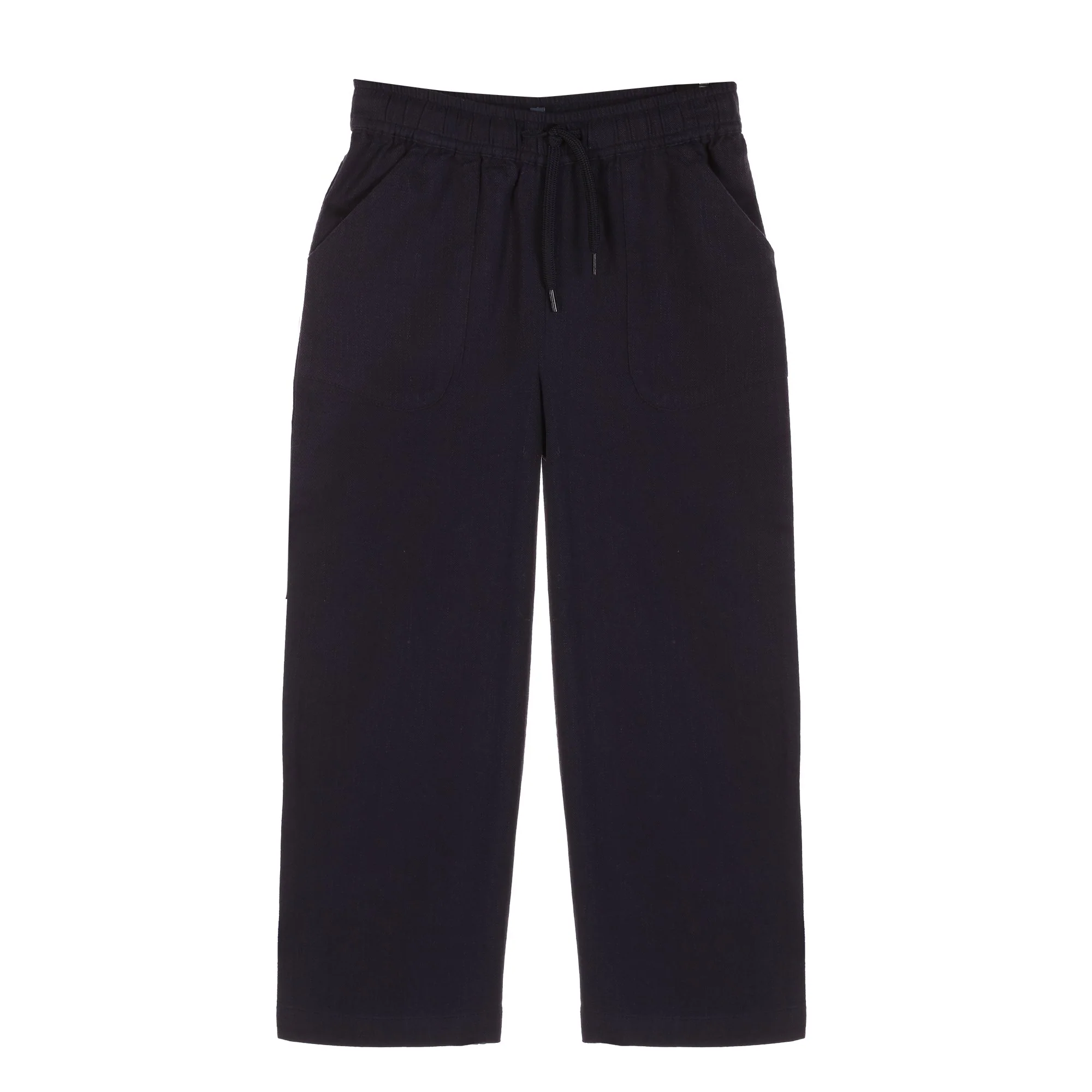 Pantalon taille élastique  - Bleu foncé