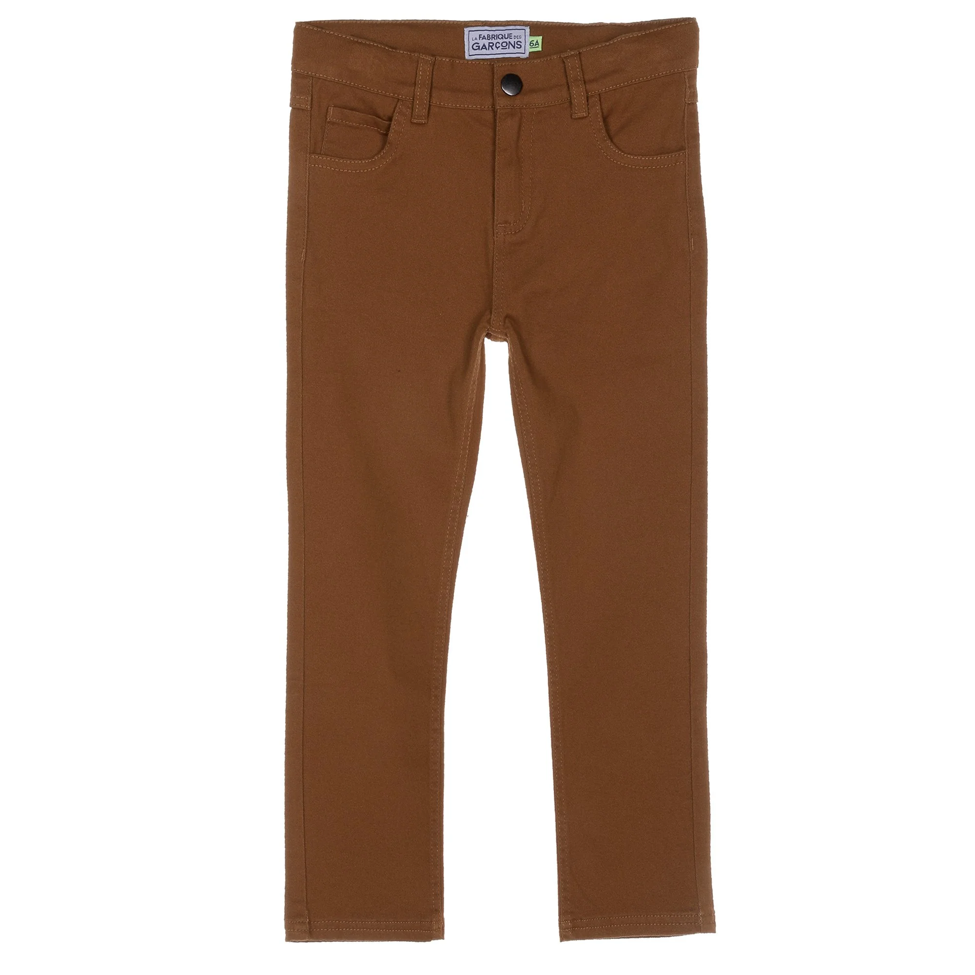 PANTALON TWILL COUPE SLIM 3/6A