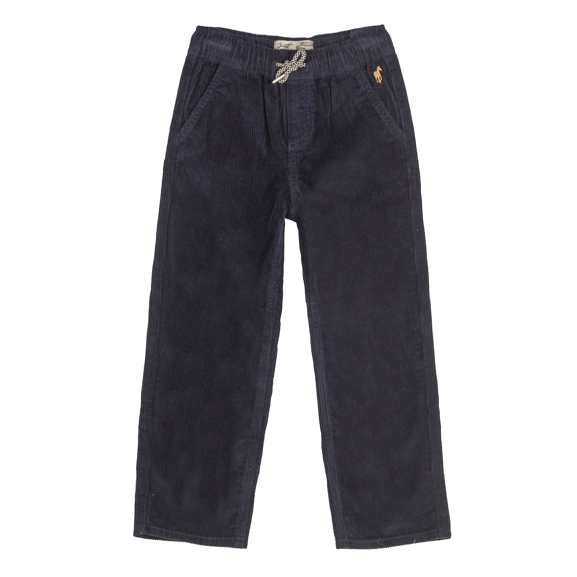 Pantalon velours 3/12 ans - Bleu foncé