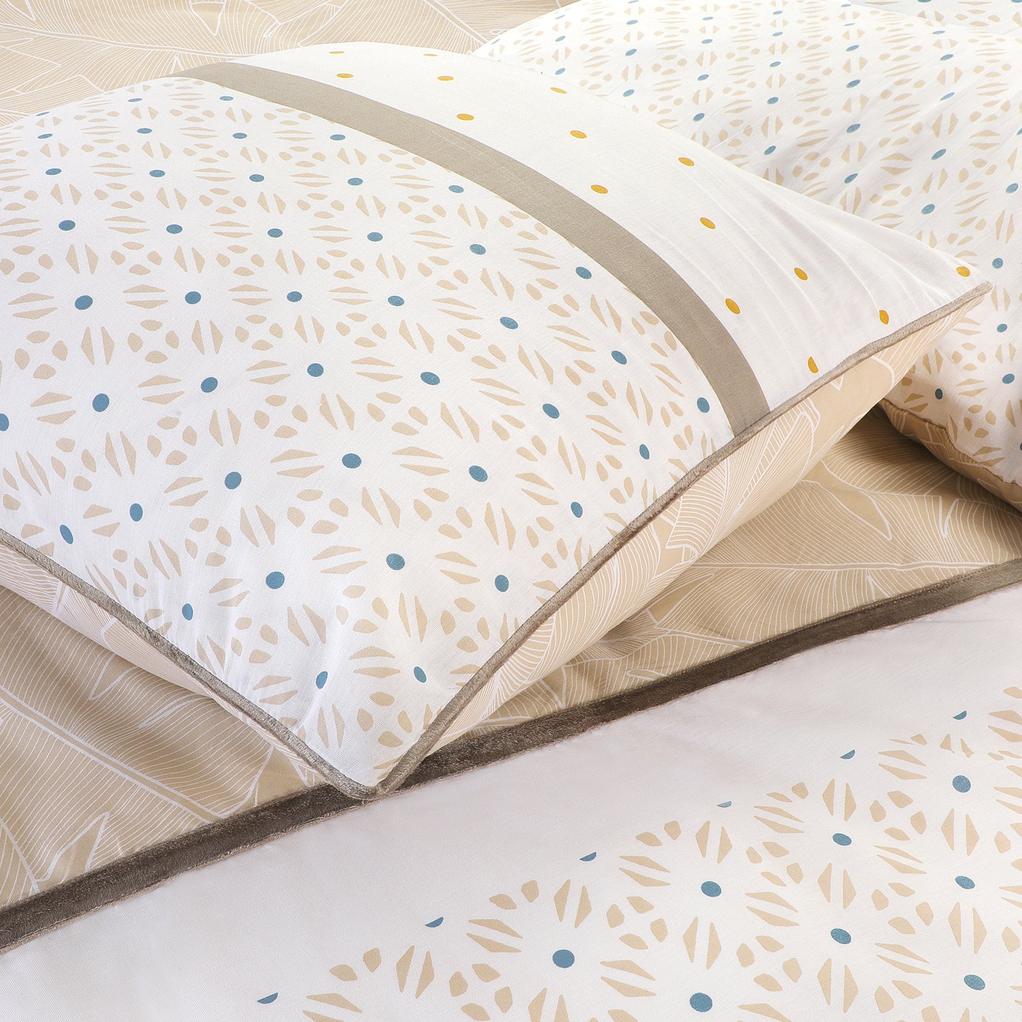 Parure housse de couette 240x220cm  - Bleu - Image 2