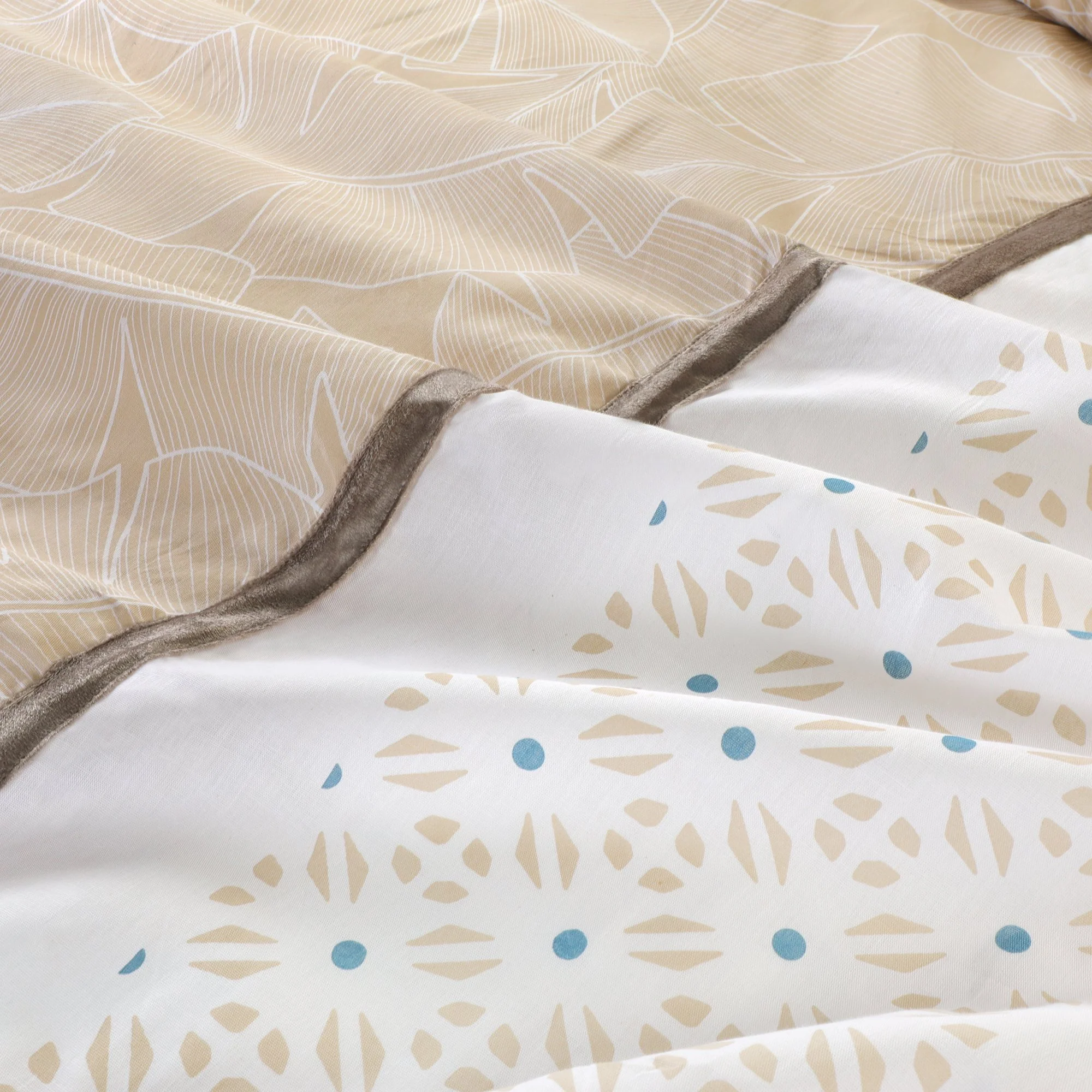 Parure housse de couette 240x220cm - Gris