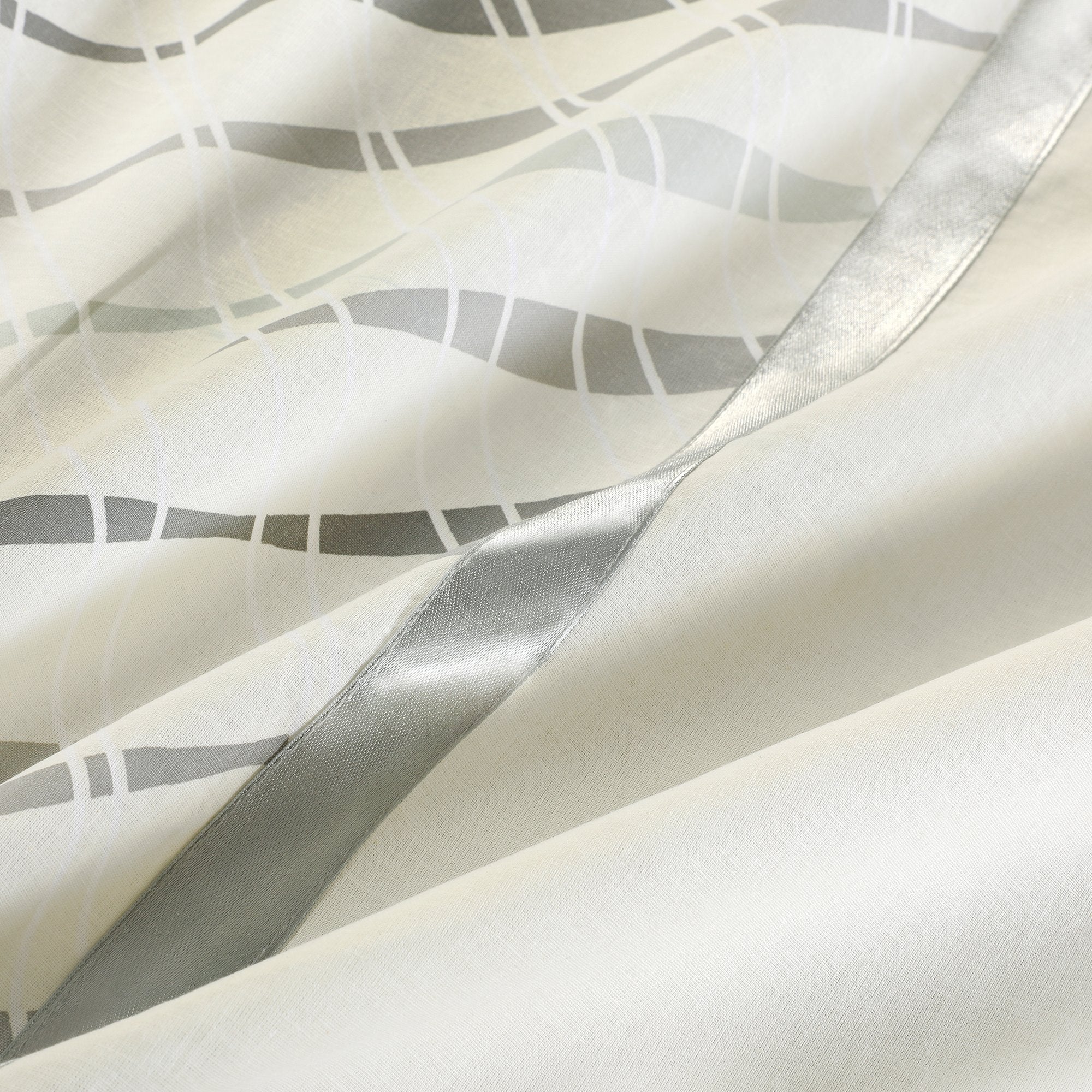 Parure housse de couette 240x220cm - Gris - Image 5