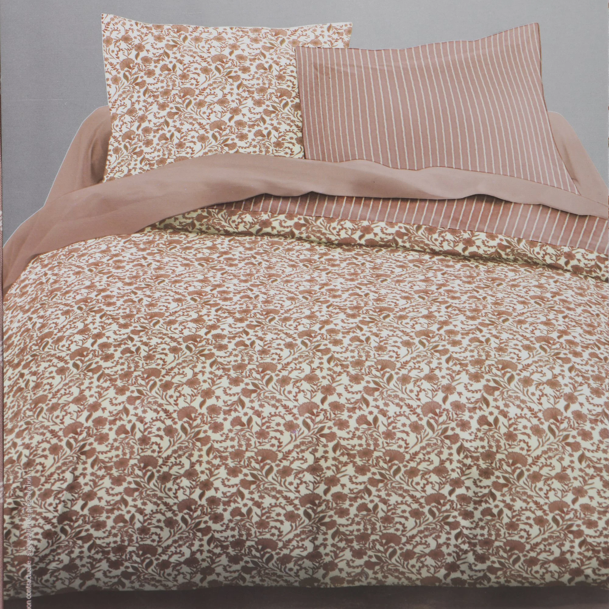 Parure housse de couette 240x220cm  - Orange - Image 6
