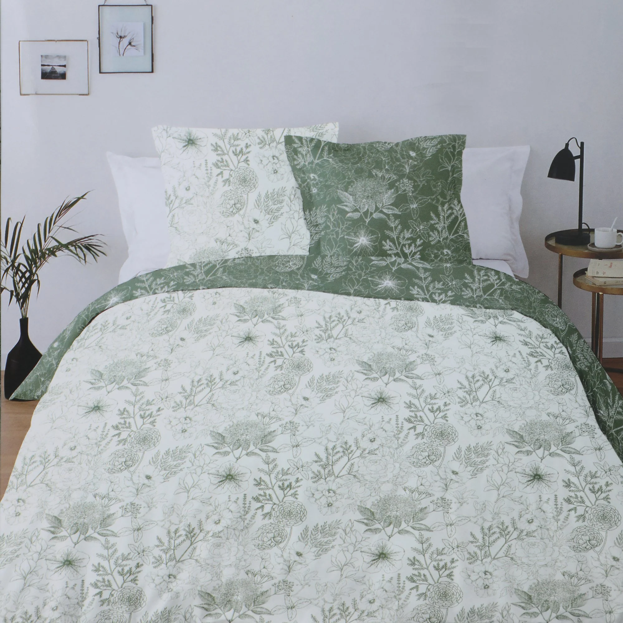 Parure housse de couette 260x240cm  - Orange - Image 6