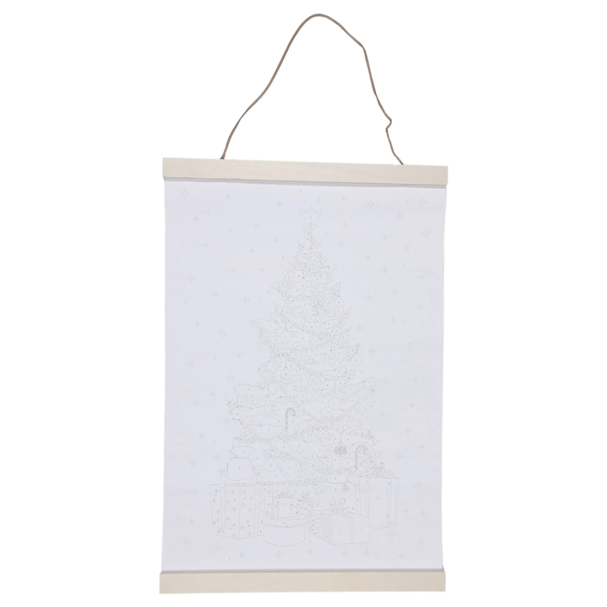 Peinture à numéros thème de Noël  - Vert - Image 2