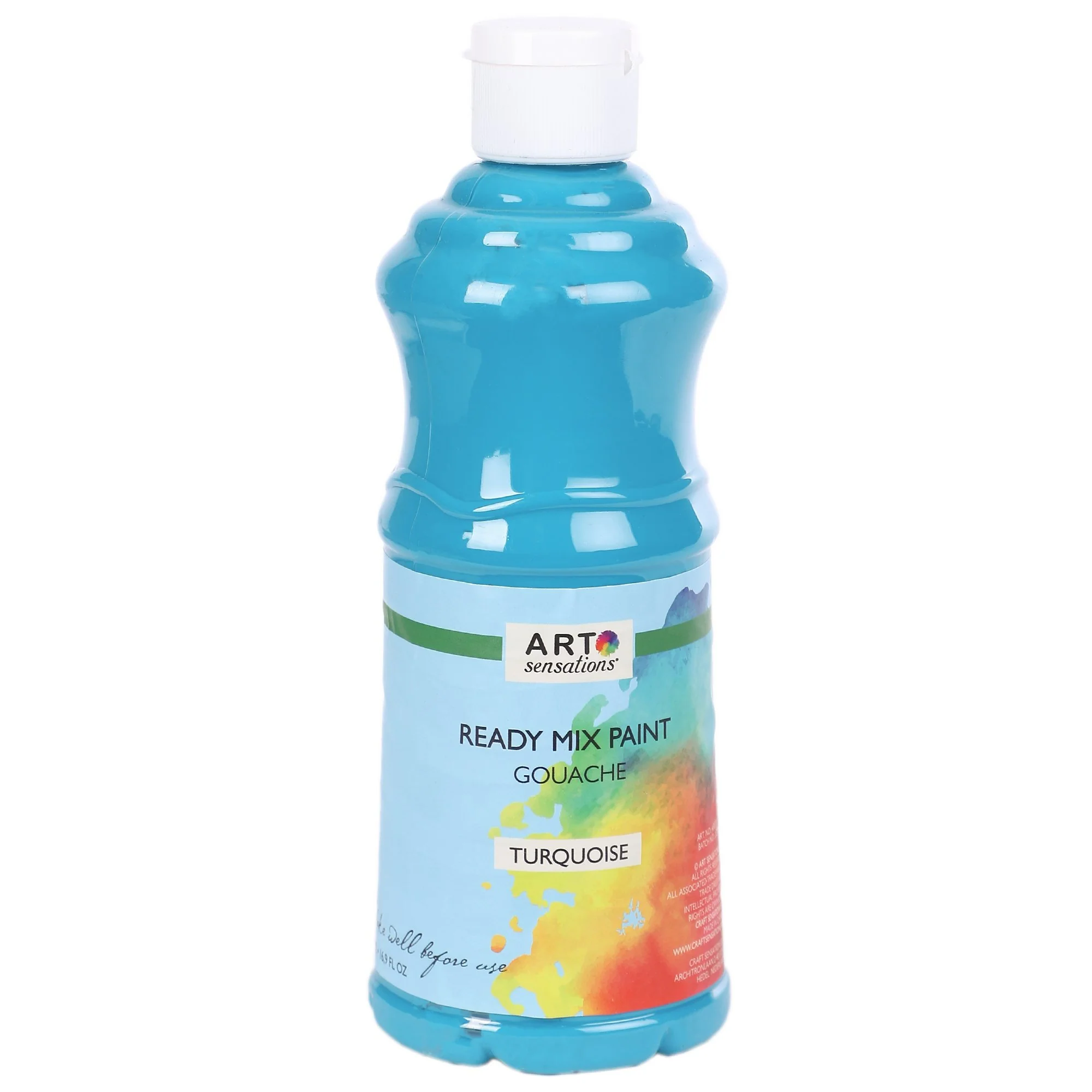 Peinture bleu cyan 500 ml