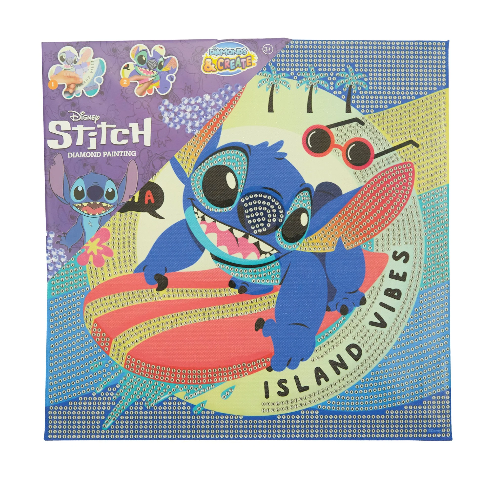 Peinture diamant licence  - Bleu