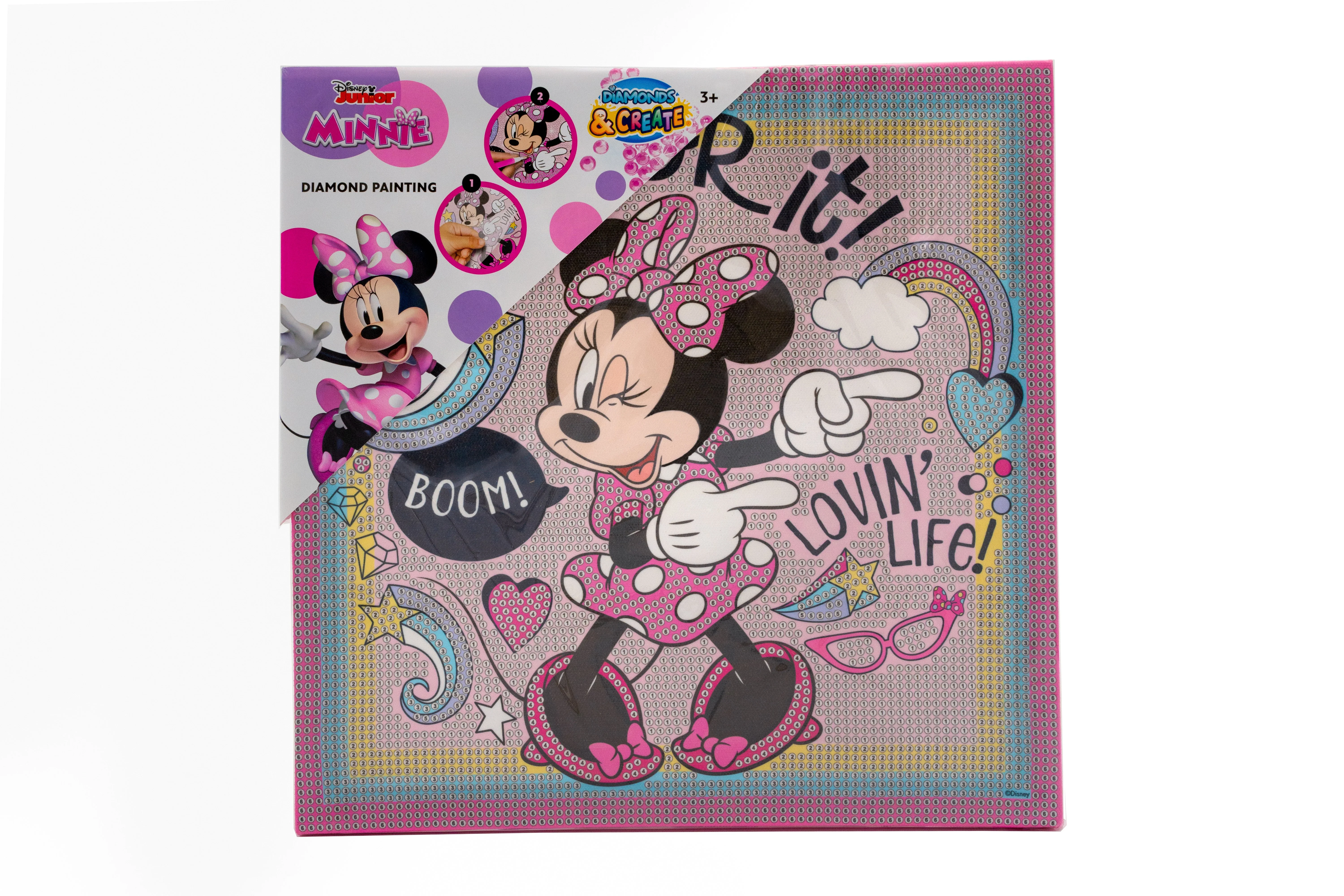 Peinture diamant licence  - Rose